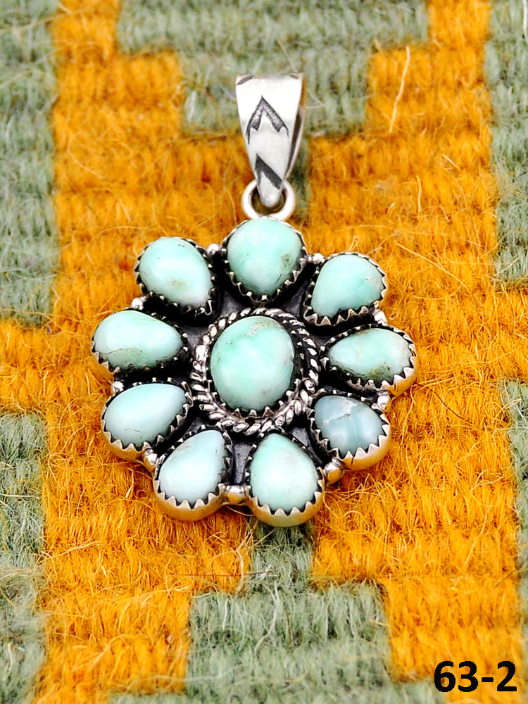 Southwest Handmade Paloma & Sterling Silver Pendants
