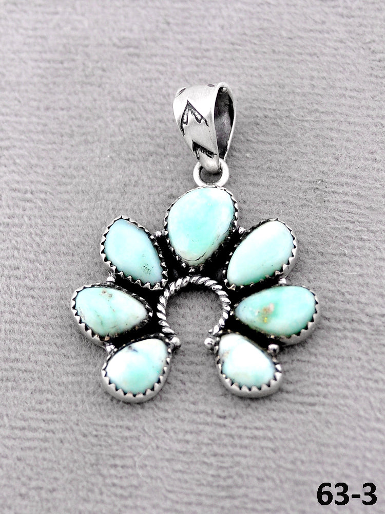 Southwest Handmade Paloma & Sterling Silver Pendants