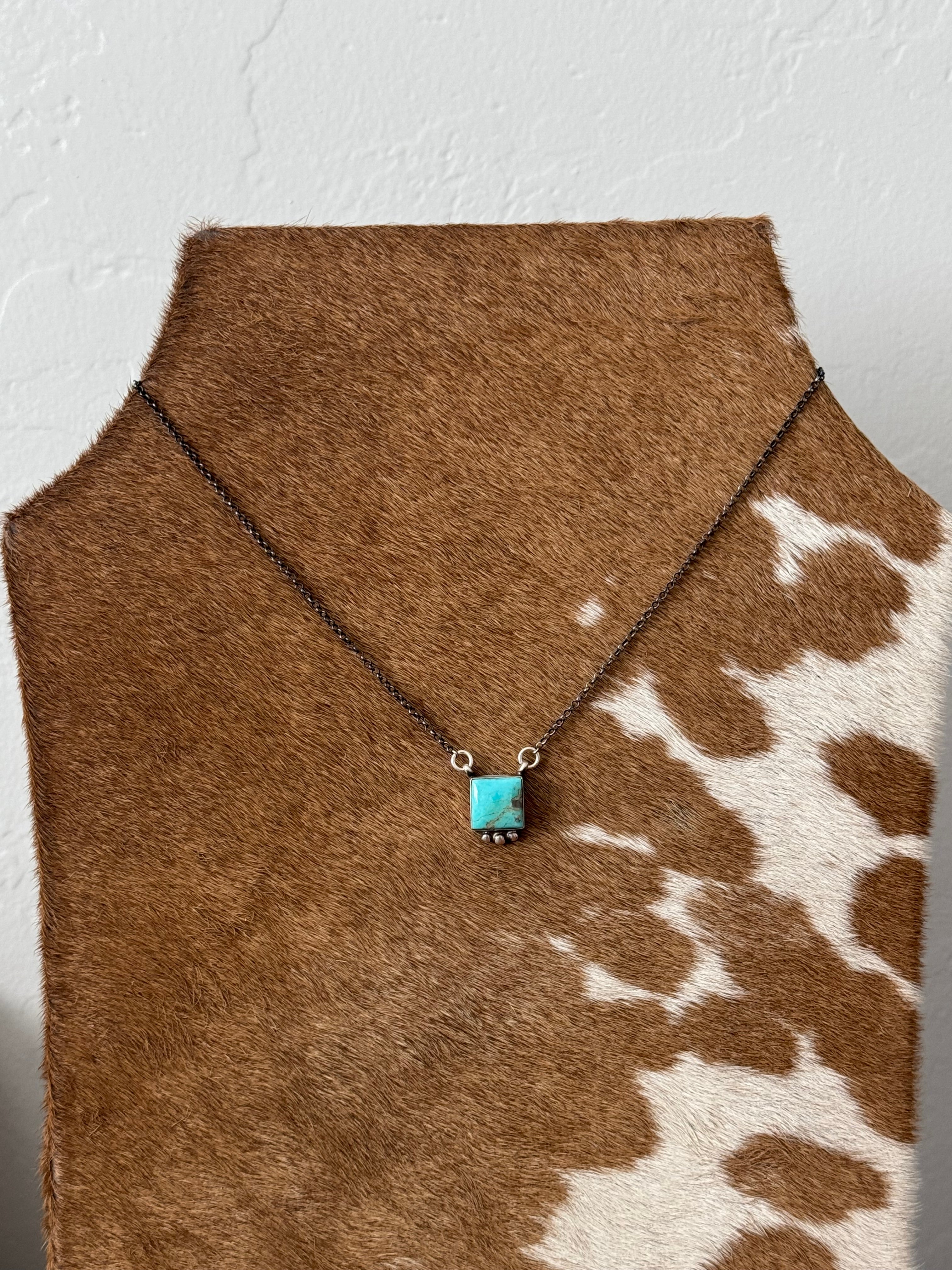 Sheryl Kee Kingman Turquoise & Sterling Silver Necklace