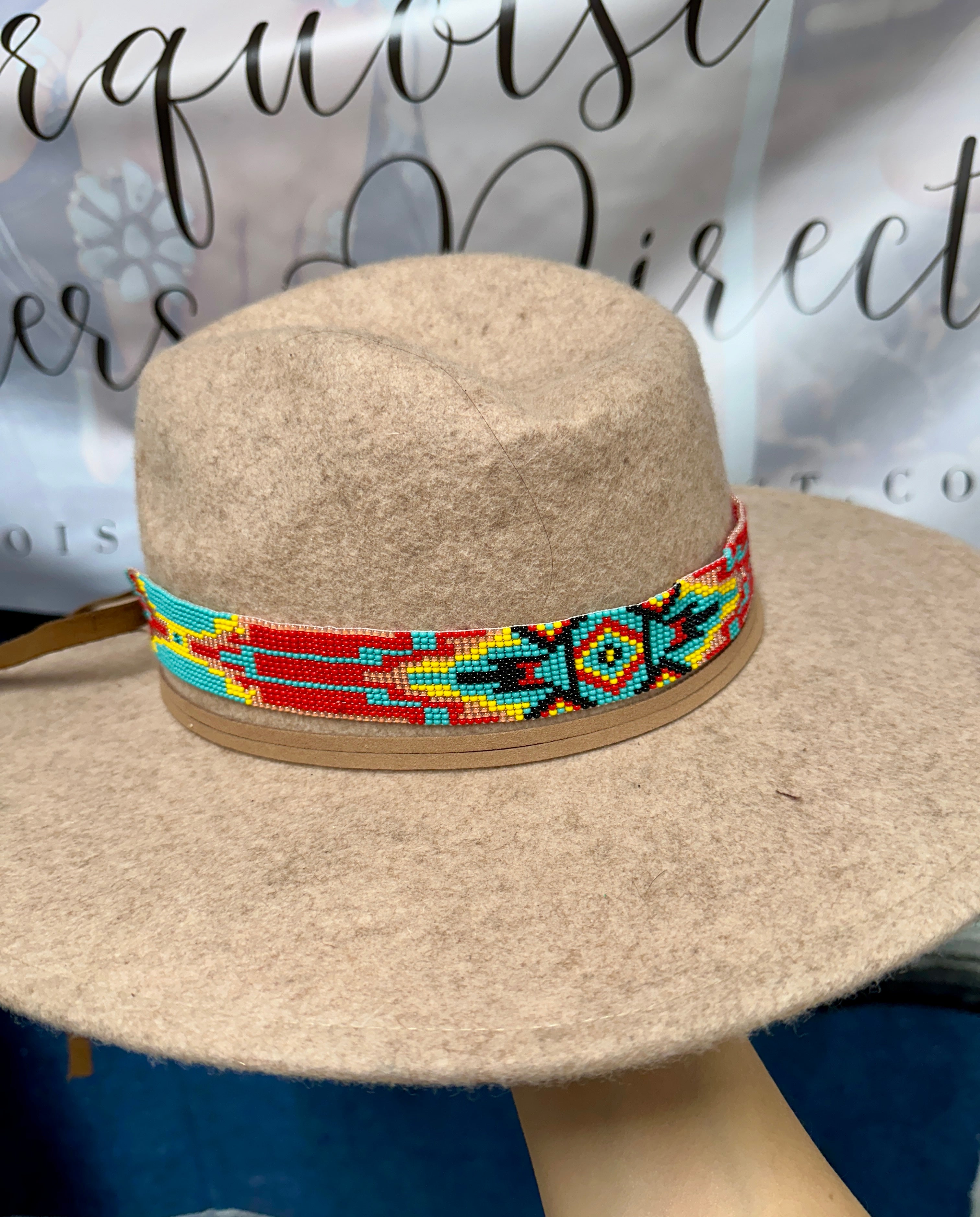 Southwest Handmade Beaded Hat Band / Headband