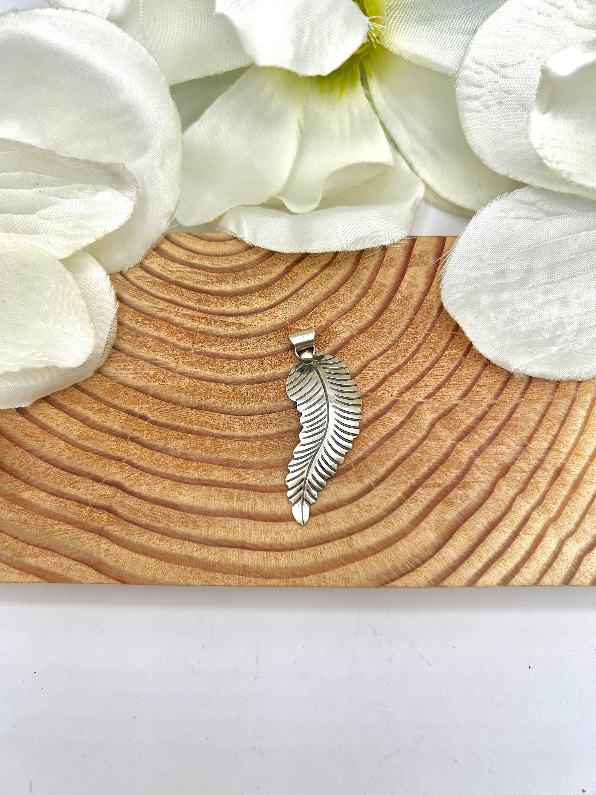 Navajo Made Sterling Silver Pendant