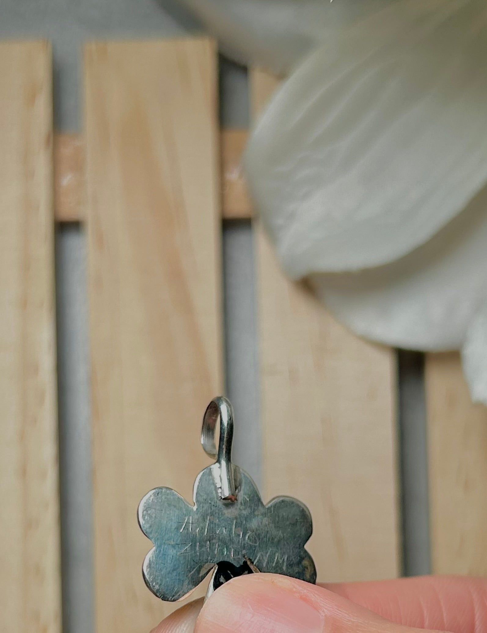 Zuni Opal & Sterling Silver Pendant