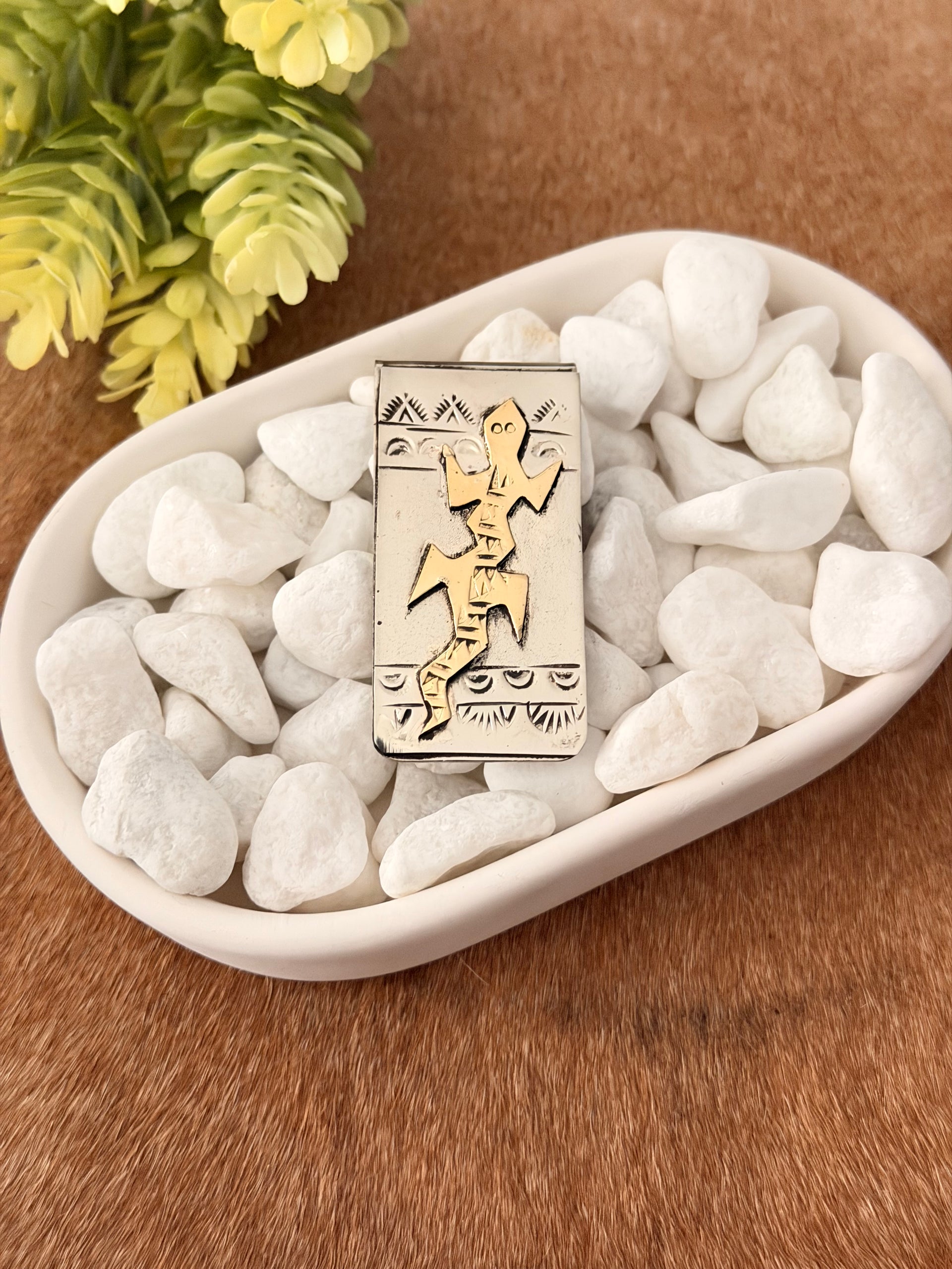 Navajo Made Sterling Silver Money Clip