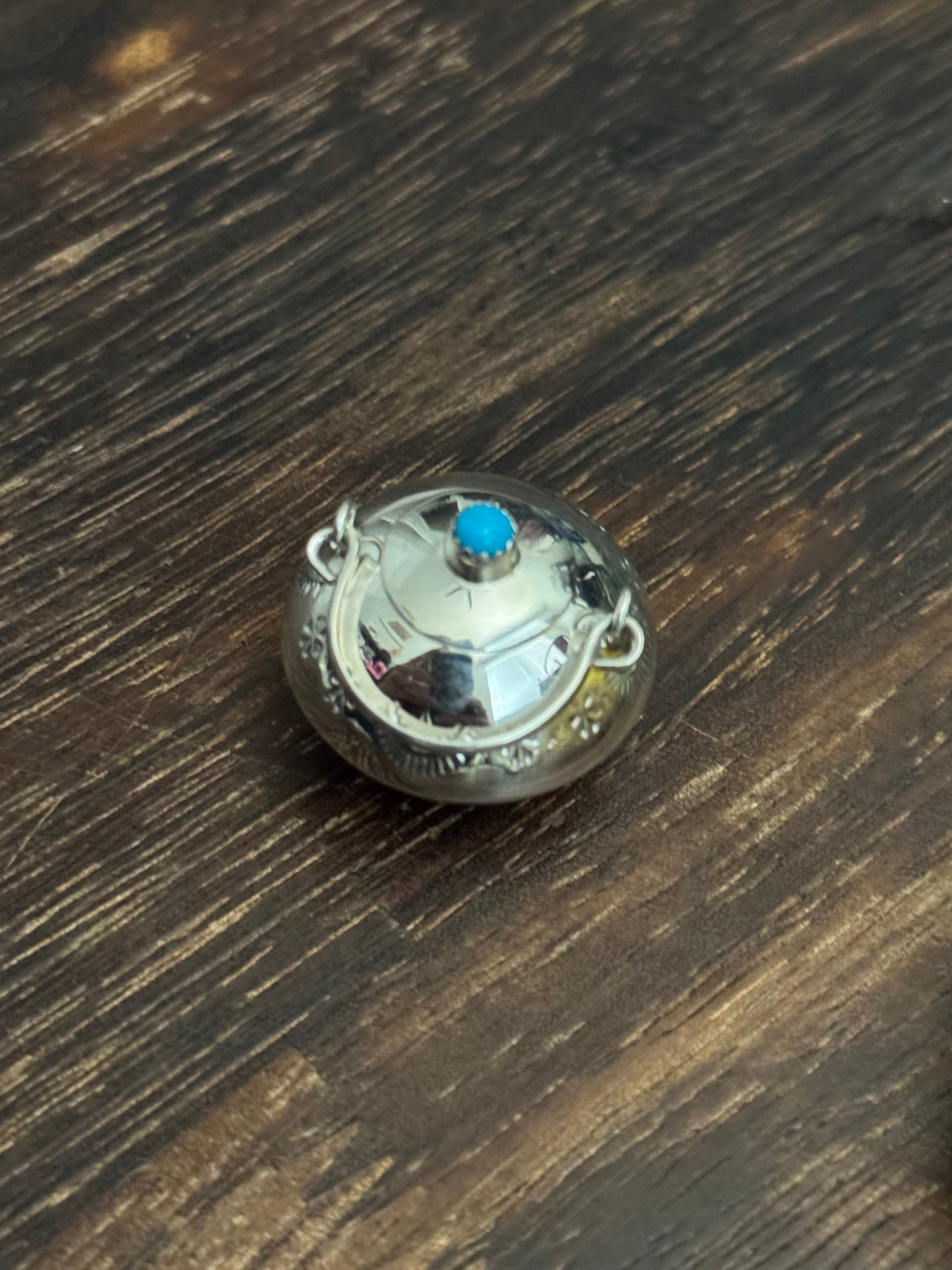 Navajo Made Sterling Silver Pendant