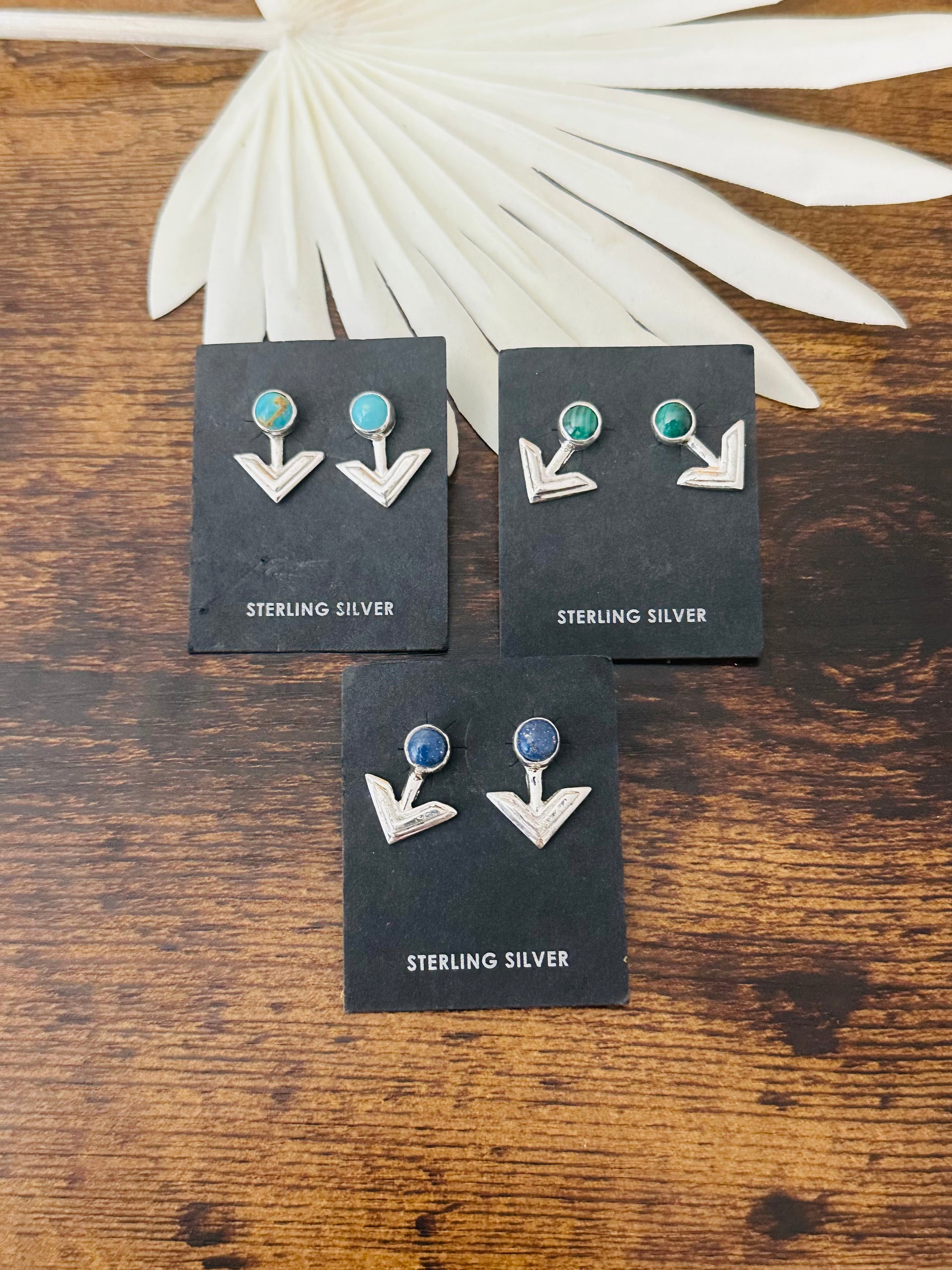 Navajo Made Sterling Silver Post Earrings