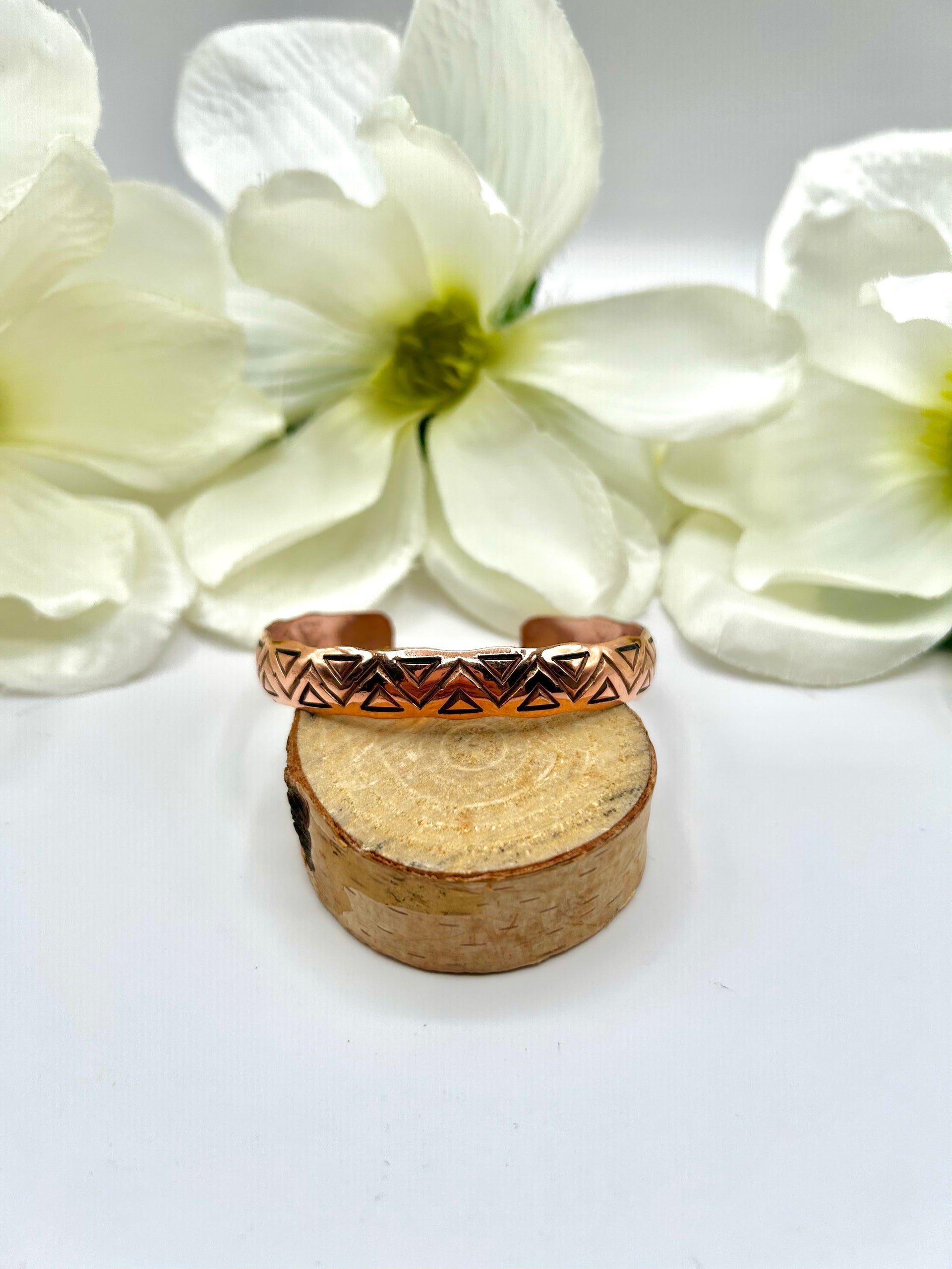 Navajo Made Copper Cuff Bracelet