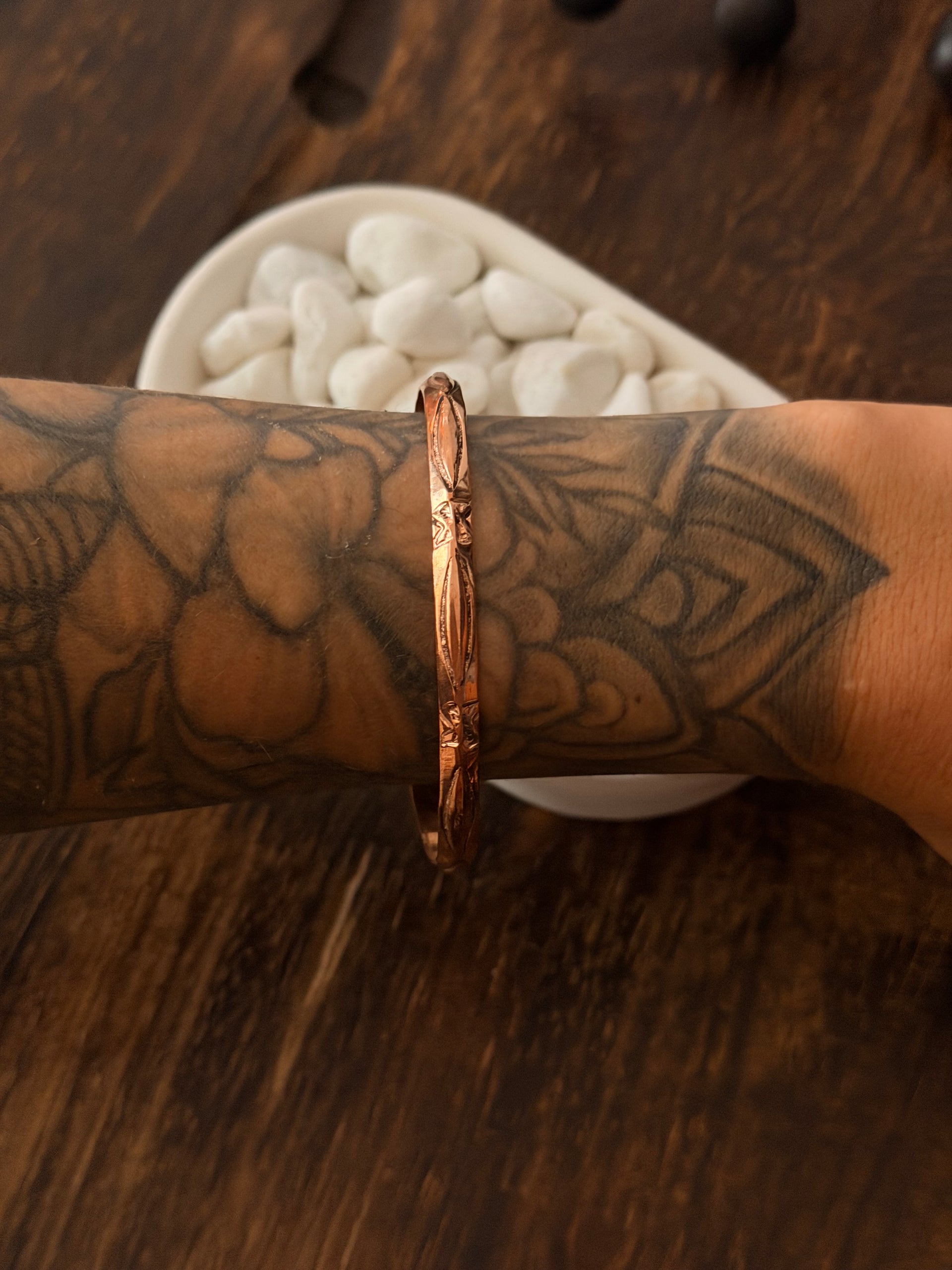 Navajo Made Copper Cuff Bracelet