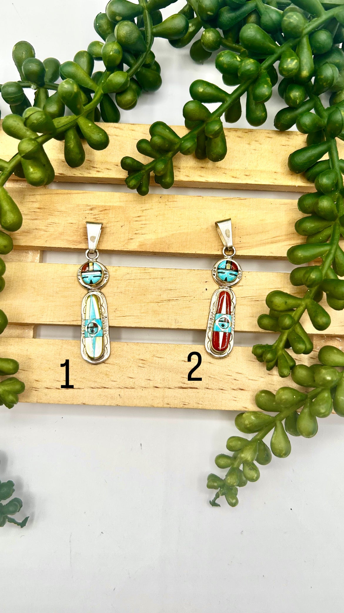 Patti Ejaakie Multi Stone & Sterling Silver Pendant