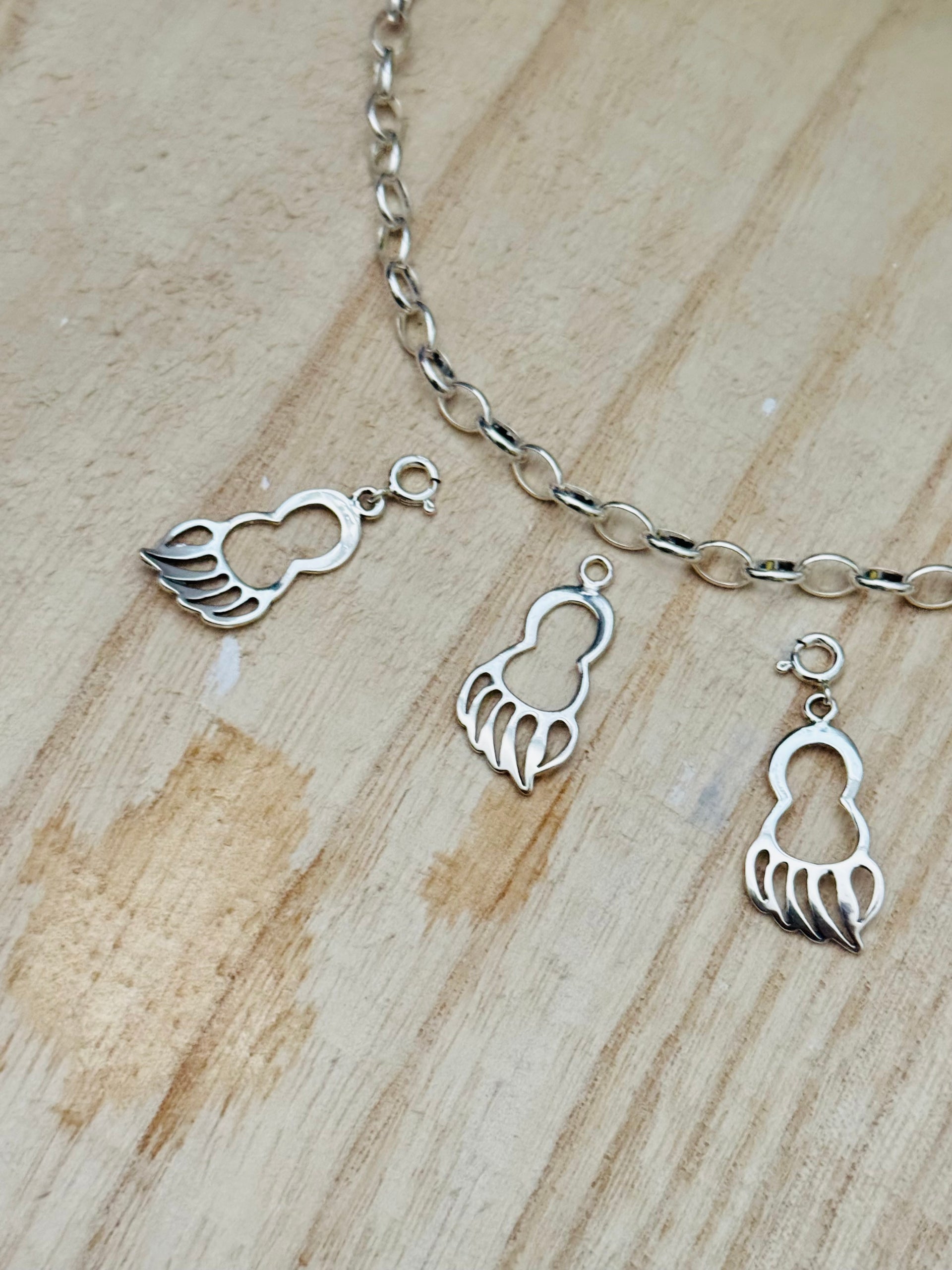 Navajo Made Sterling Silver Cast Charms