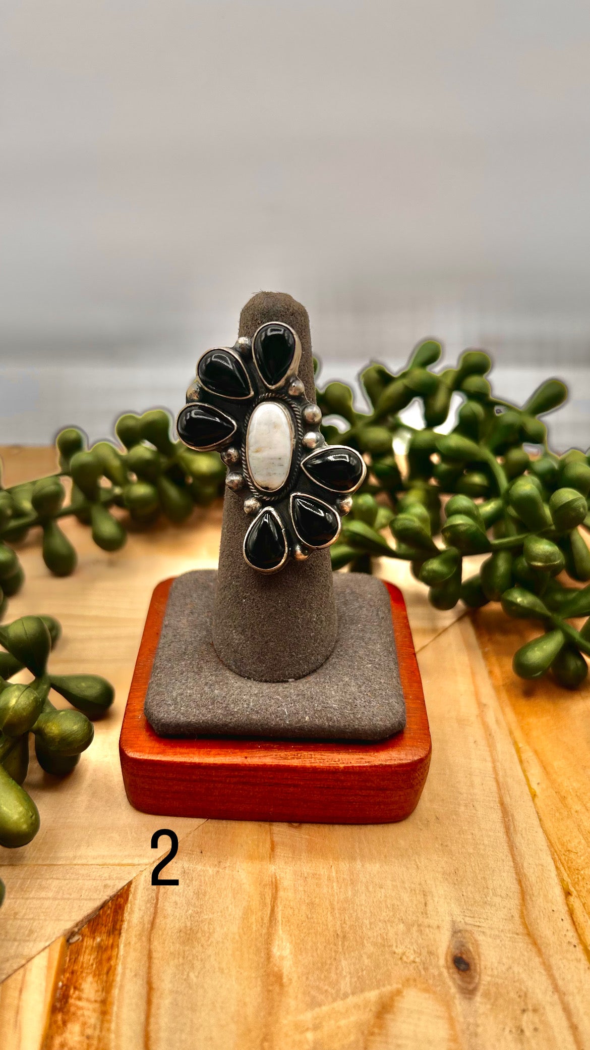 Myra Benally Multi Stone & Sterling Silver Ring