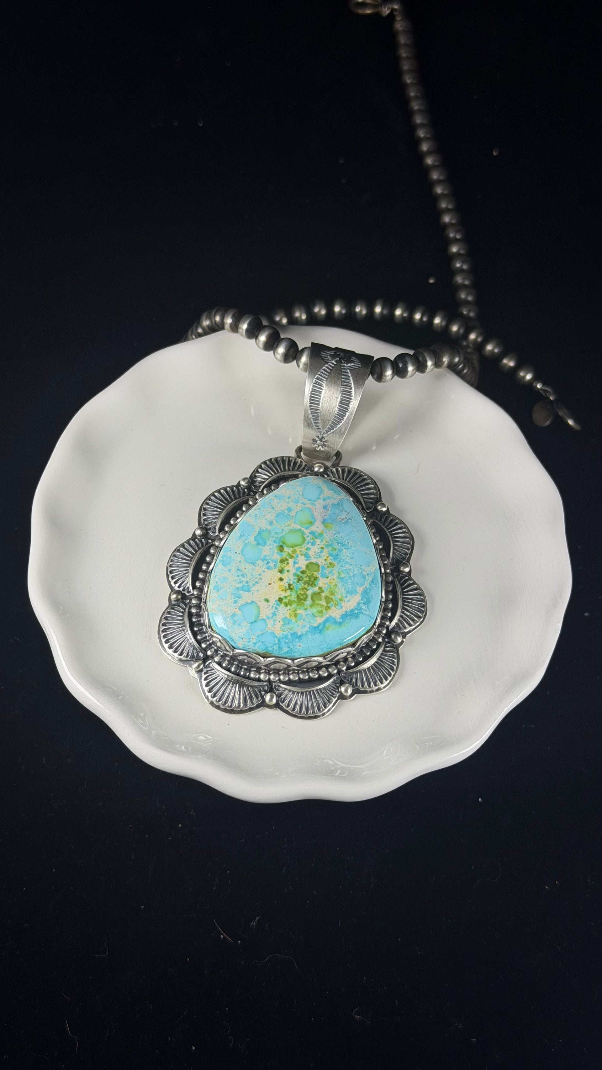Randy Boyd Sonoran Mountain Turquoise & Sterling Silver Pendant