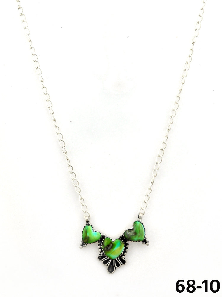 Southwest Made Sonoran Mountain Turquoise & Sterling Silver Necklace