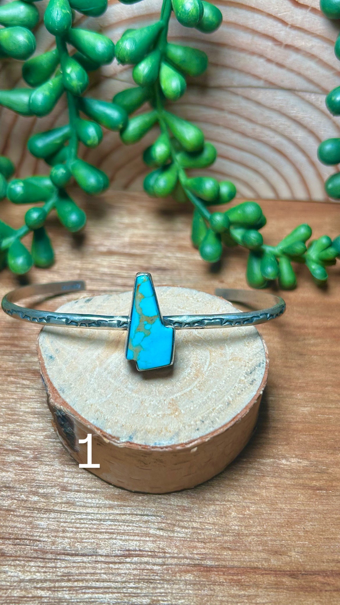 Donovan Skeets Kingman Turquoise& Sterling Silver Cuff Bracelet