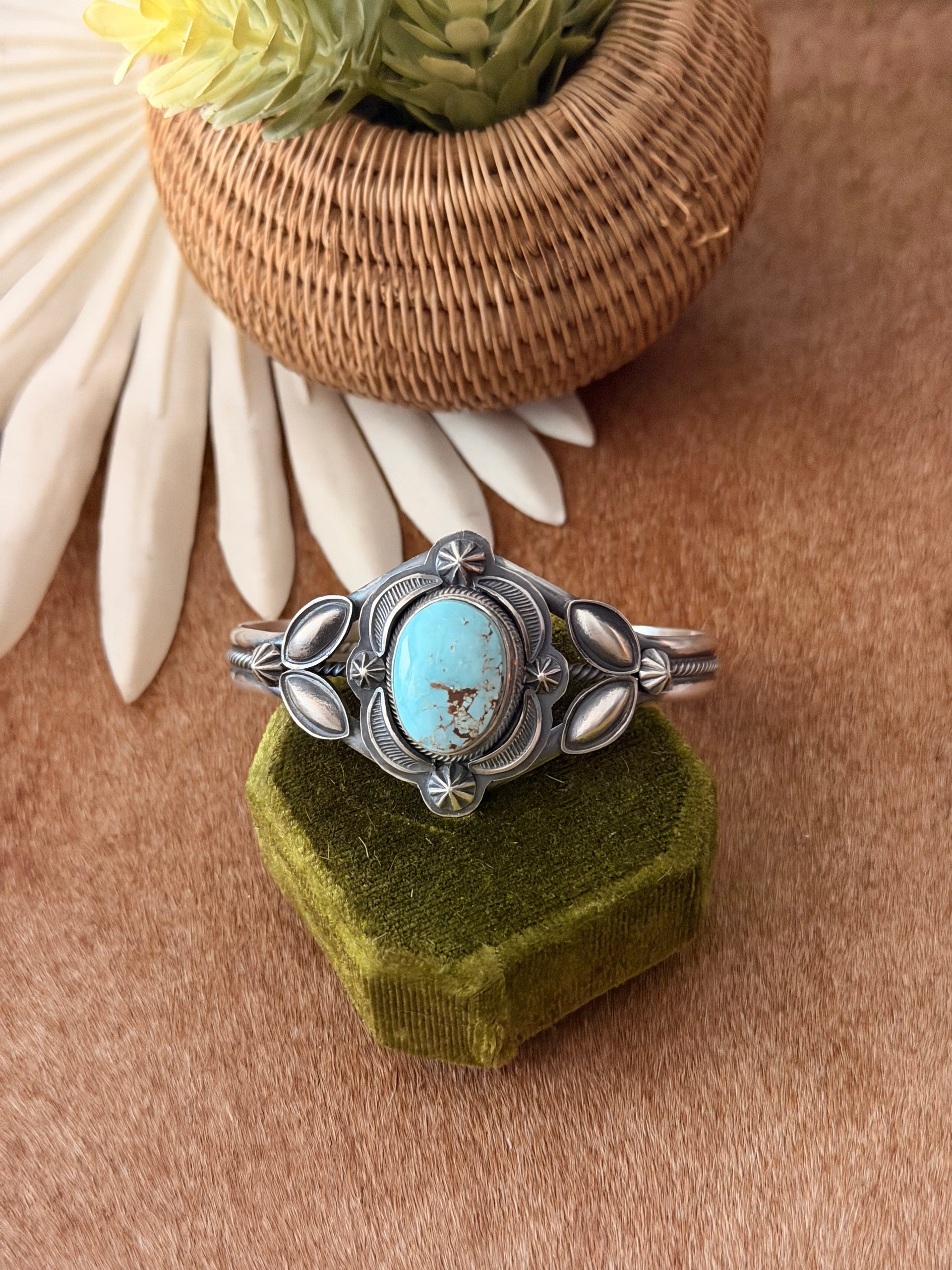Randy Boyd Dry Creek Turquoise & Sterling Silver Cuff Bracelet