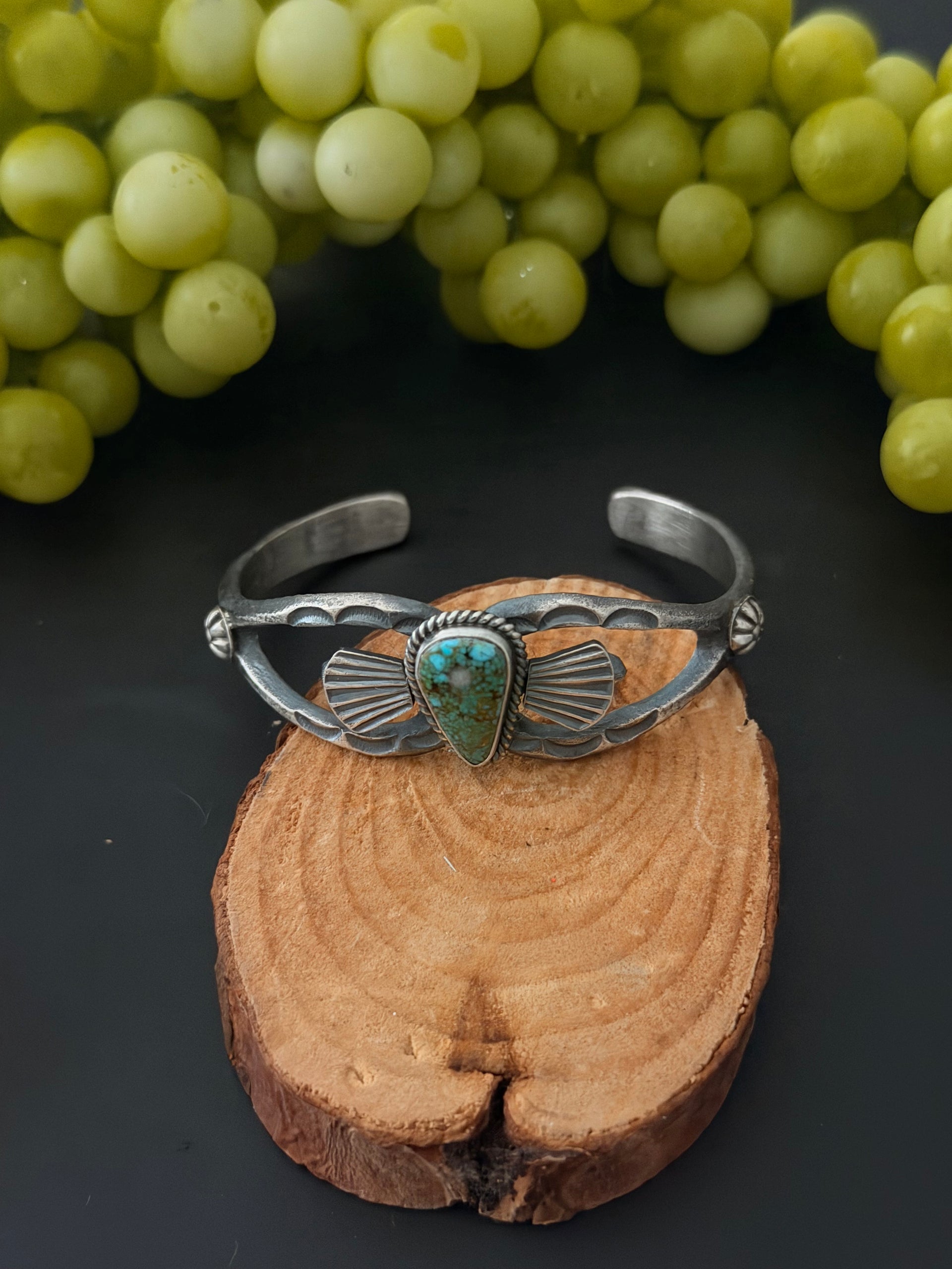 Kindale Billah Sonoran Mountain Turquoise & Sterling Silver Cuff Bracelet