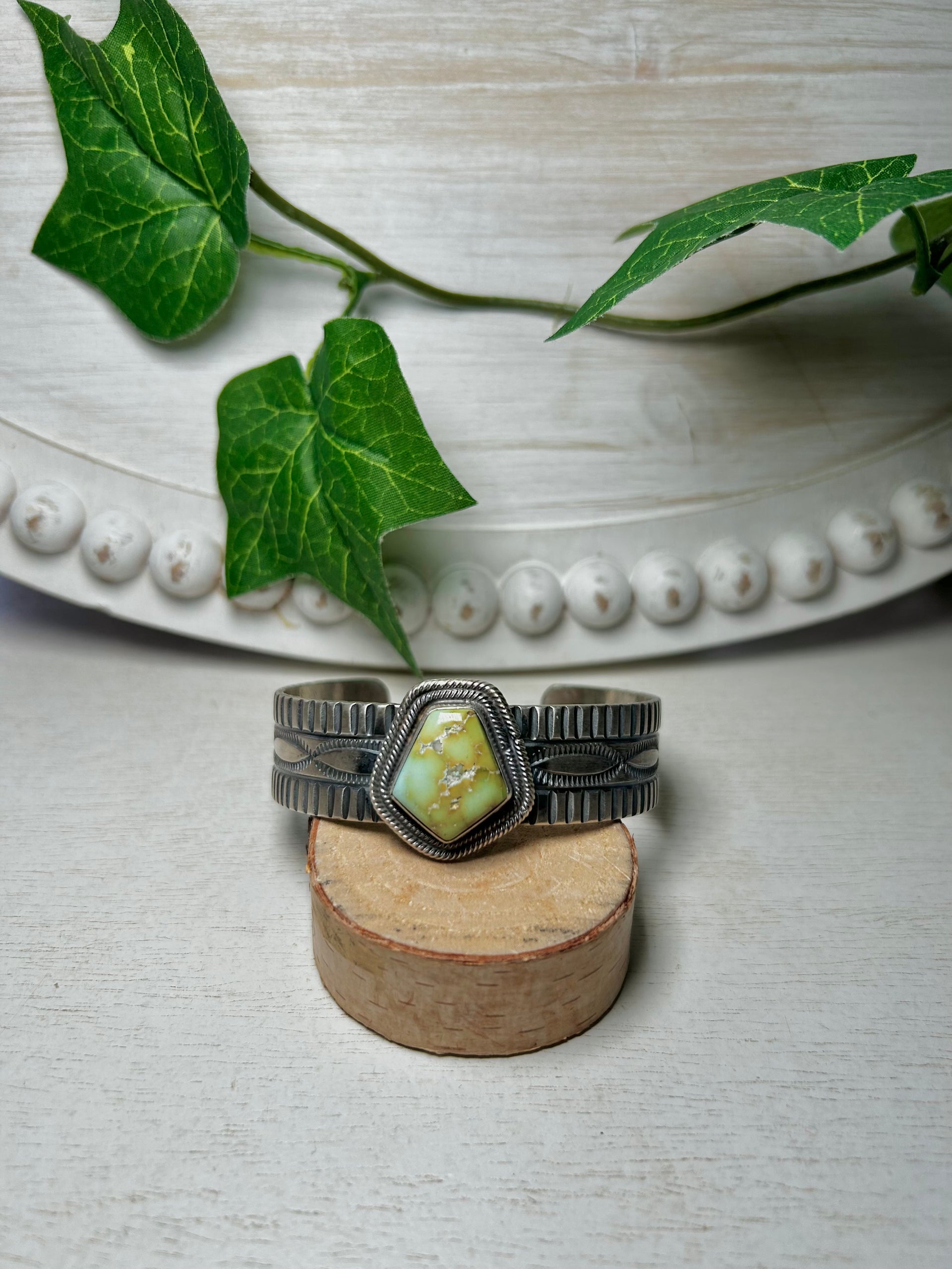 Tillie John Royston Turquoise & Sterling Silver Cuff Bracelet