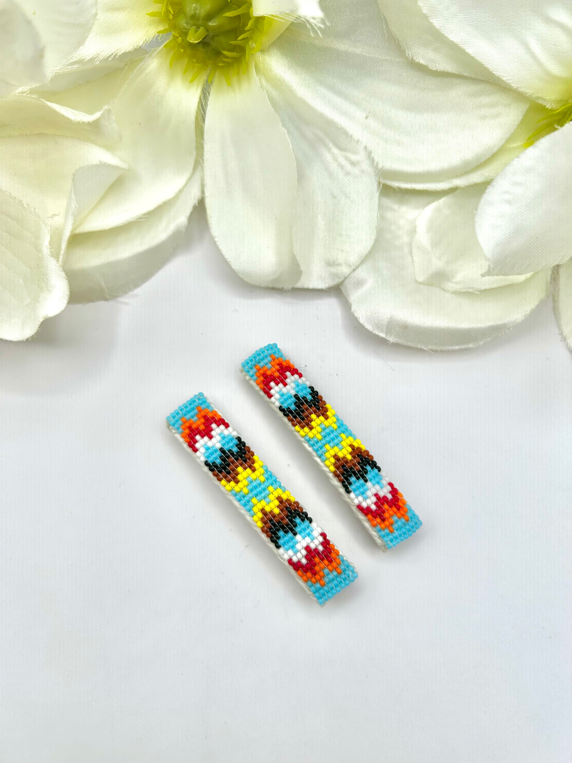 Navajo Made Beaded Hair Barrette