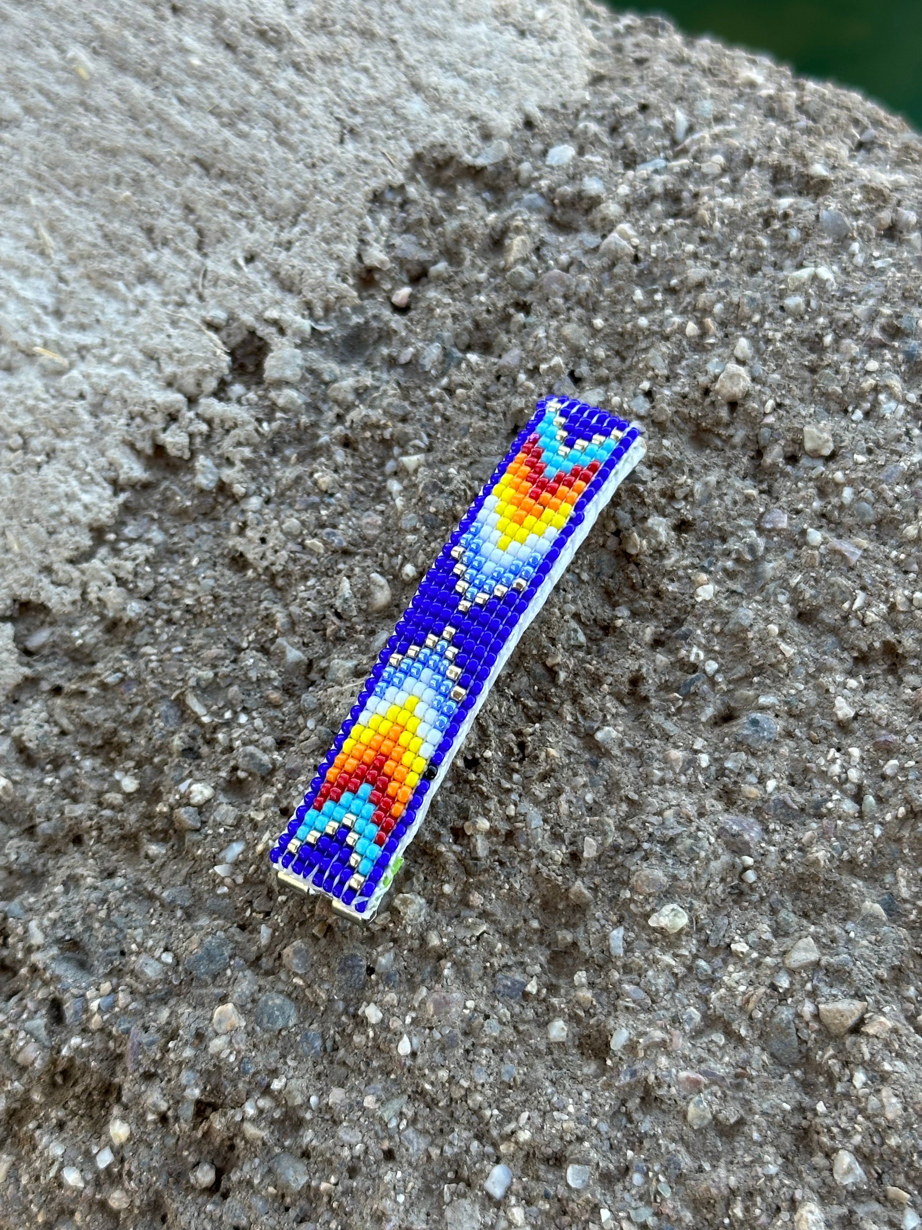 Navajo Made Bended Hair Barrette