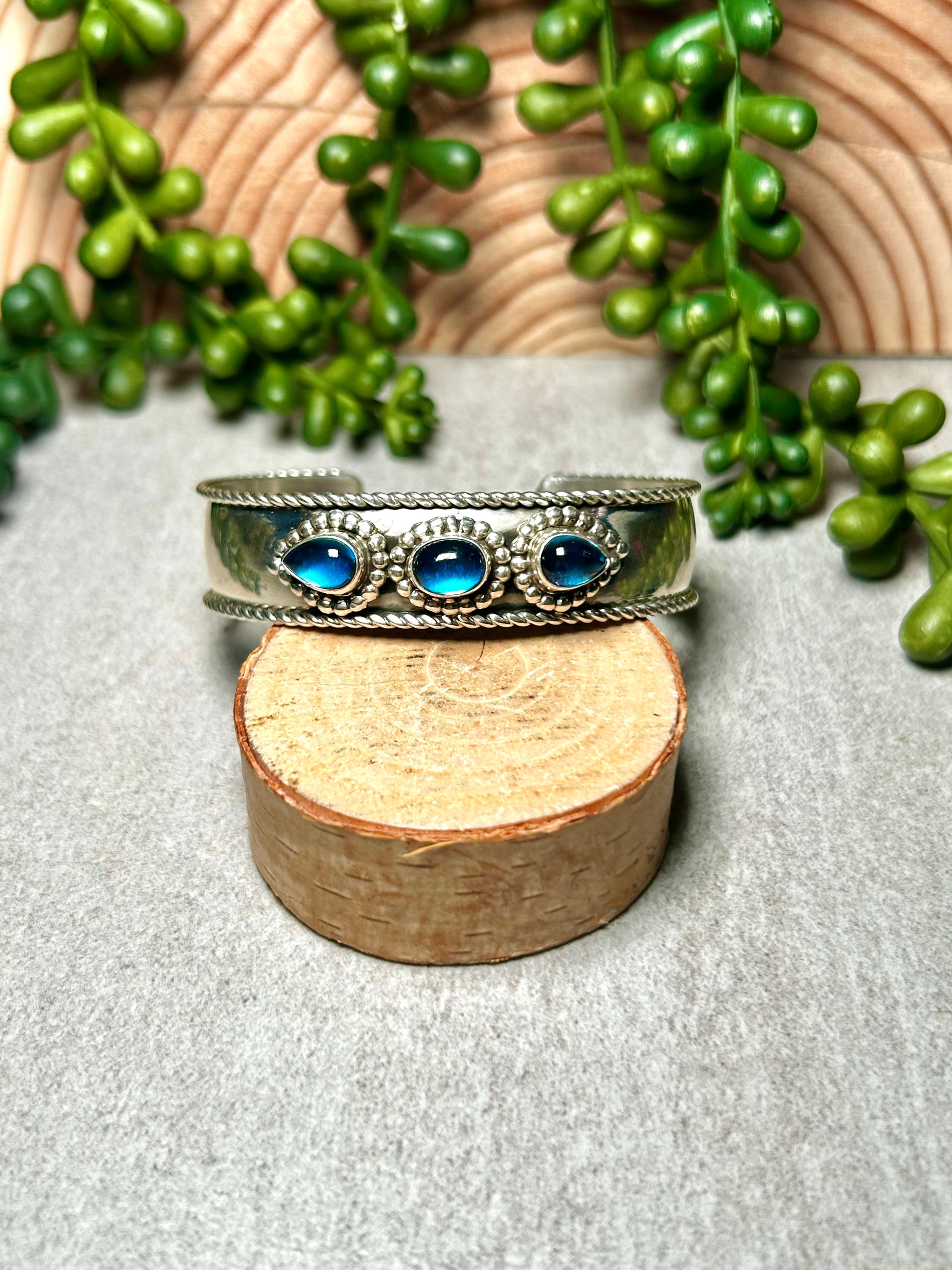 Richard Long SR. & Sterling Silver Cuff Bracelet