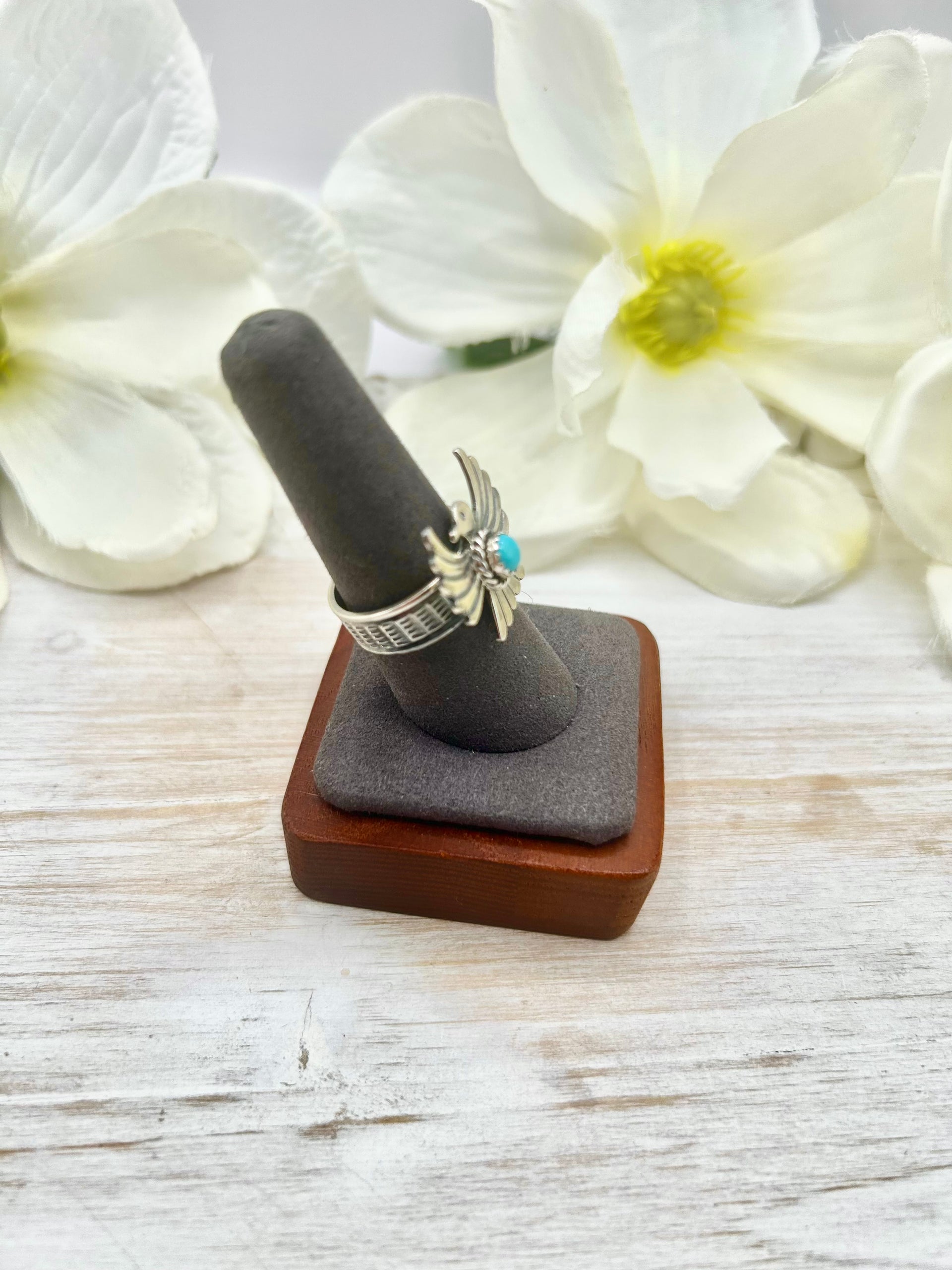 Dalange Reeves Kingman Turquoise & Sterling Silver Ring
