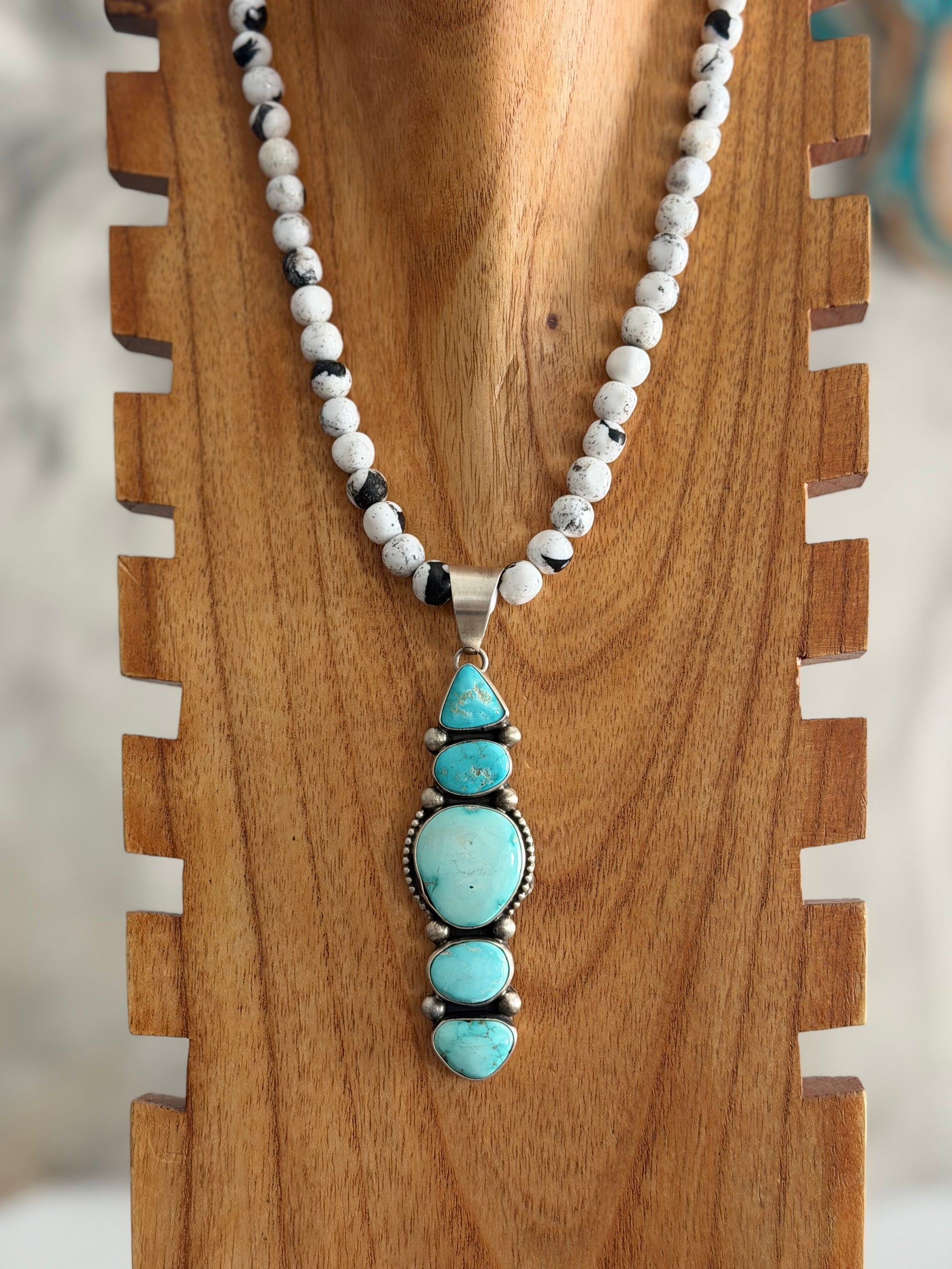 Kathleen Livingston Royston Turquoise & Sterling Silver Pendant