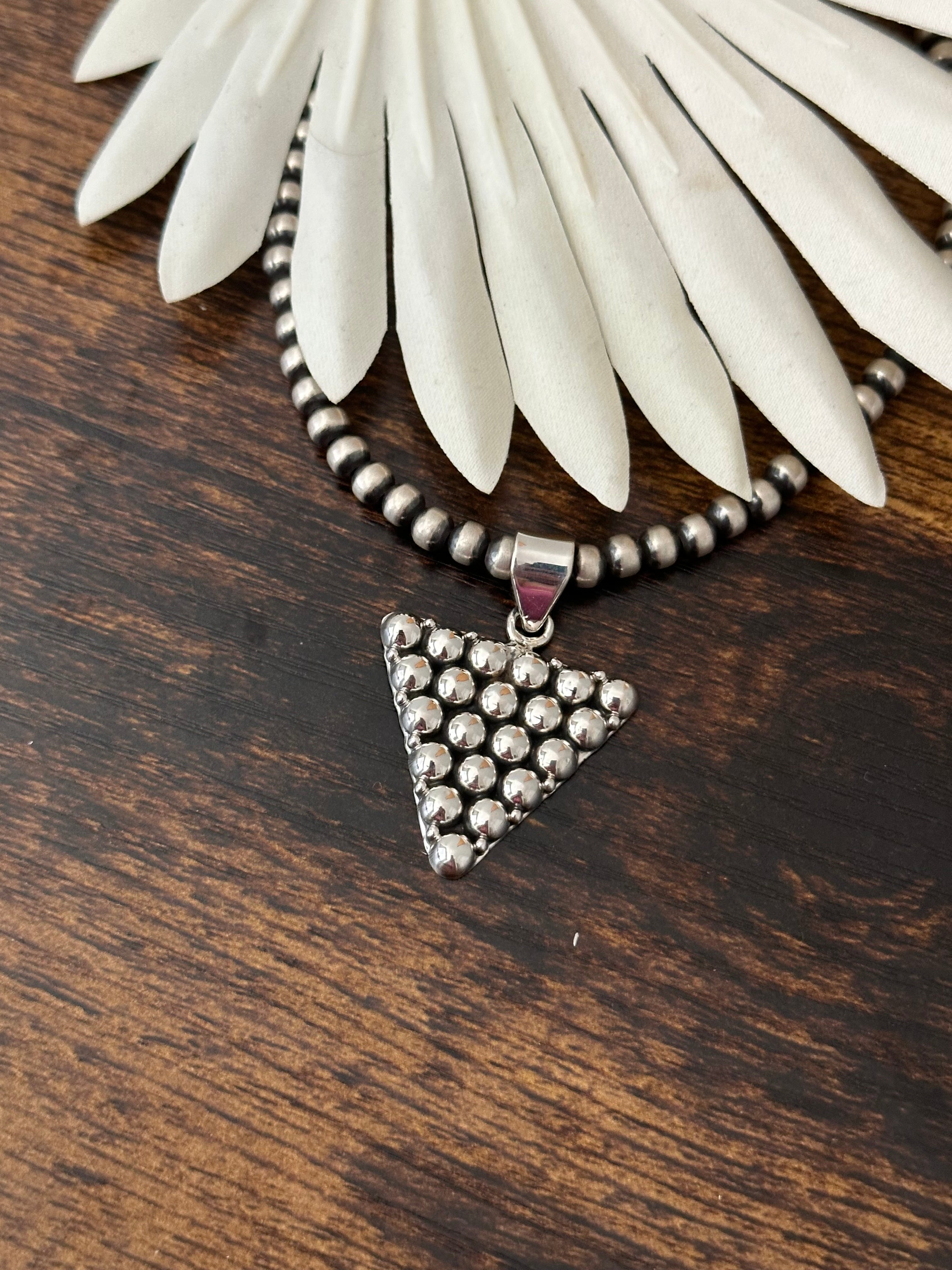 TTD “Beth” Sterling Silver Cluster Pendant