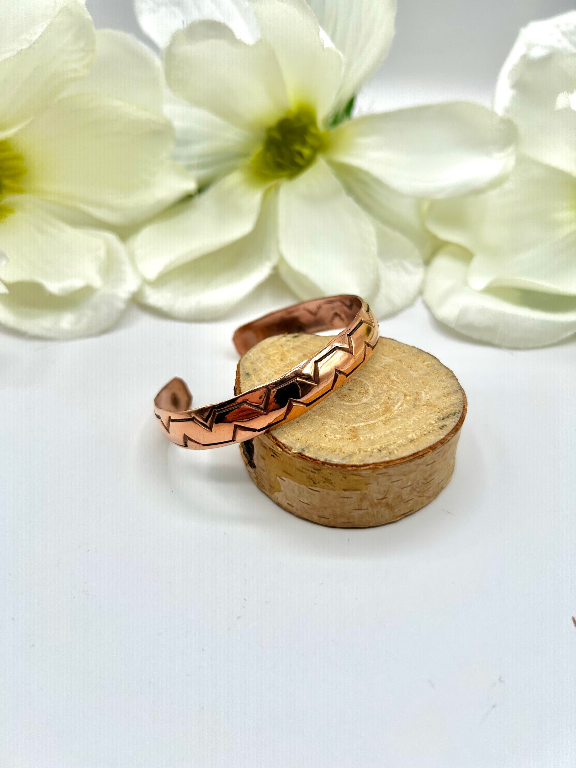 Navajo Made Copper Cuff Bracelet