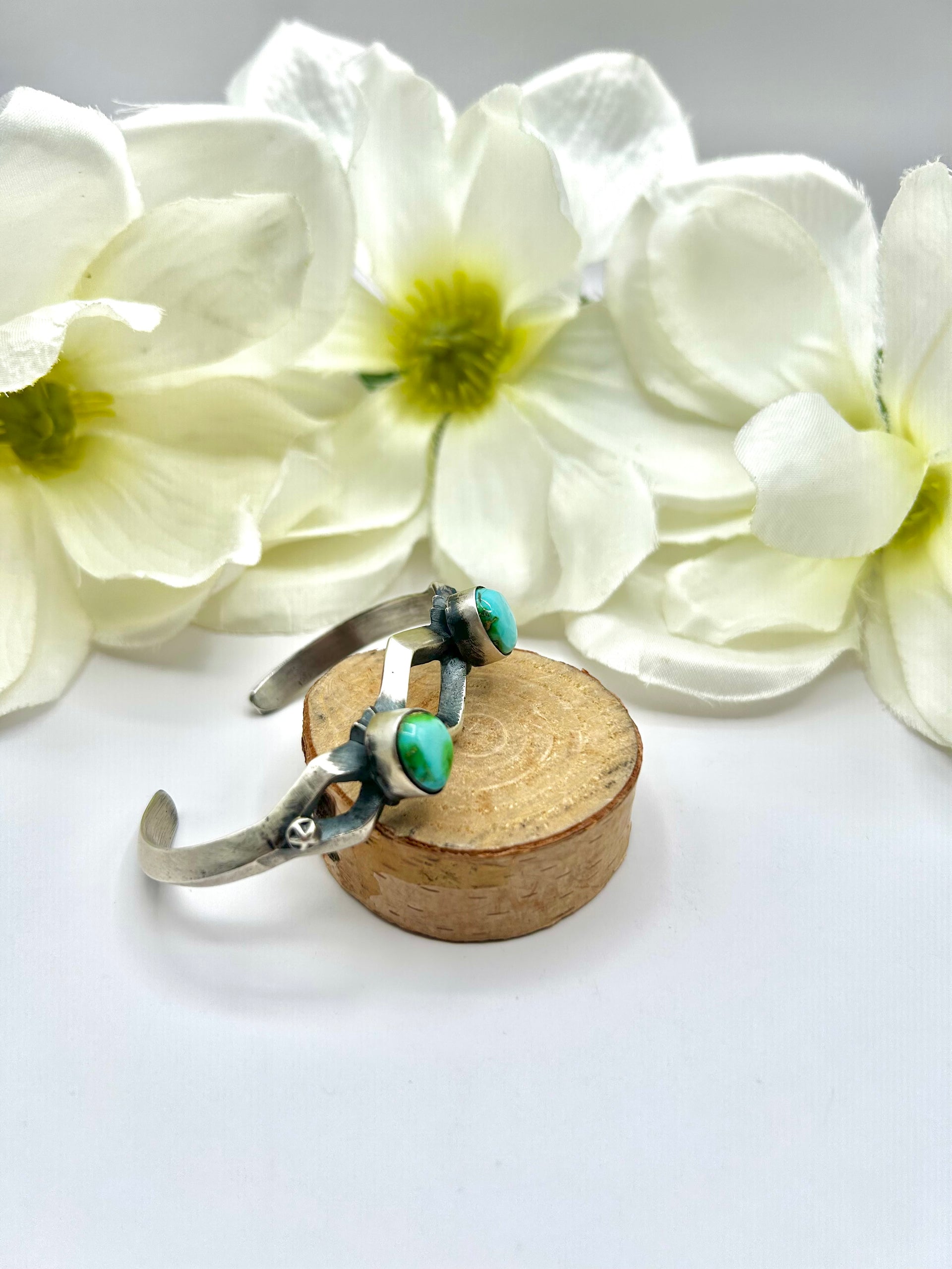 Chimney Butte Sonoran Mountain Turquoise & Sterling Silver Cuff Bracelet