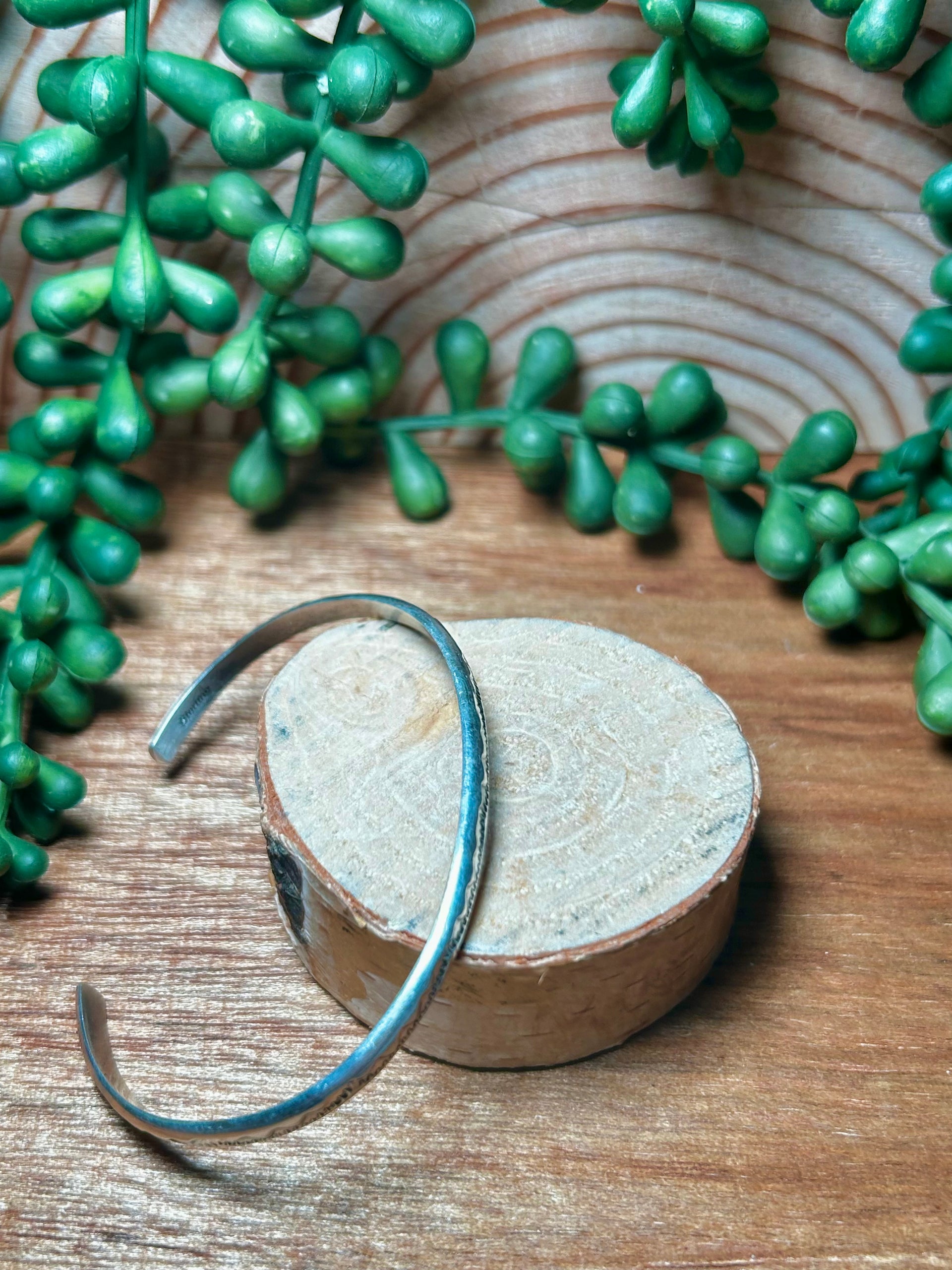 Navajo Made Sterling Silver Cuff Bracelet