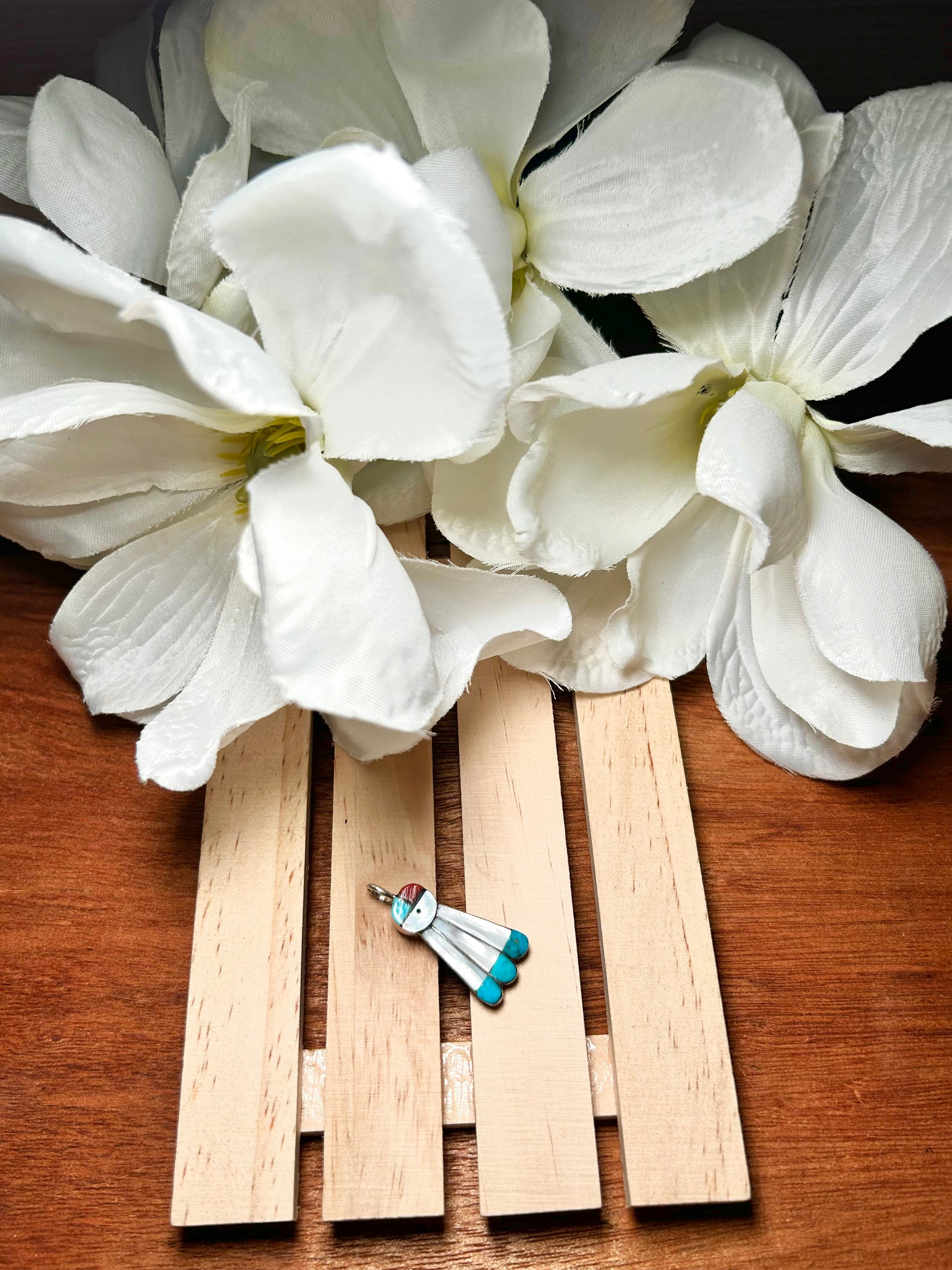 Carol Lalivo Made Multi Stone & Sterling Silver Pendant