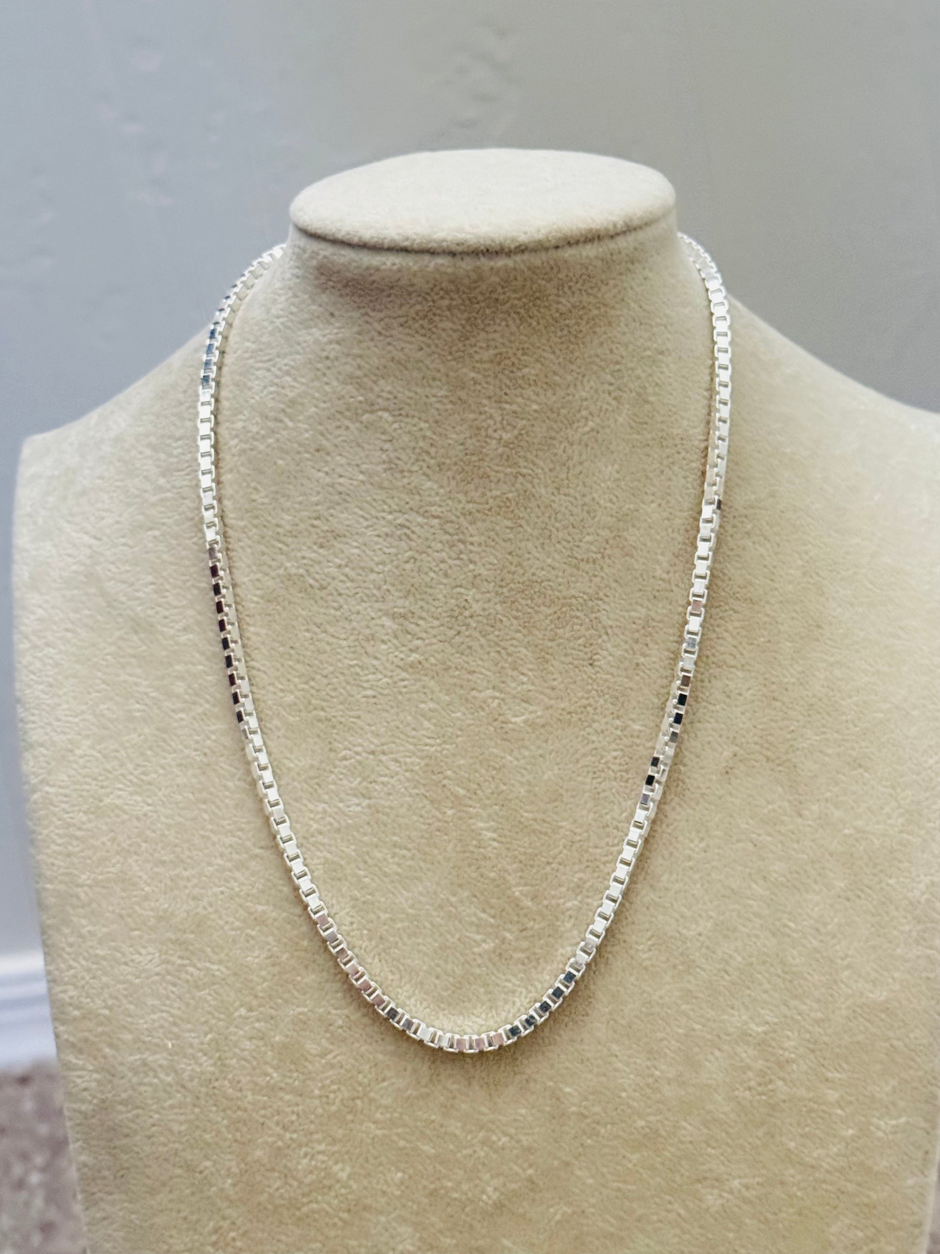 Sterling Silver Italian Links Necklace