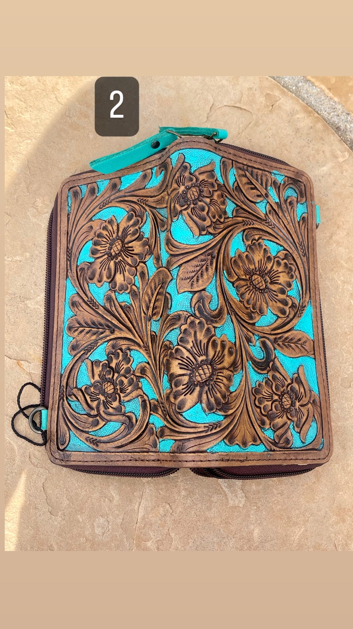 Genuine Tooled Leather Wallet/Purse