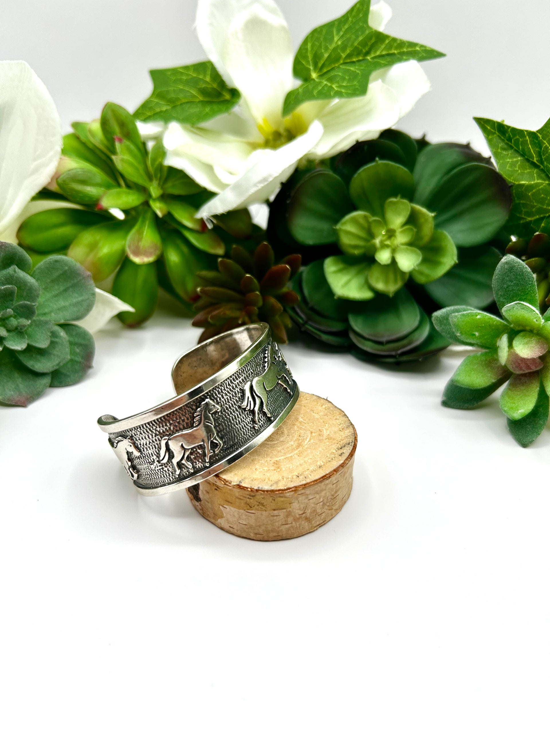 Navajo Sterling Silver Cuff Bracelet