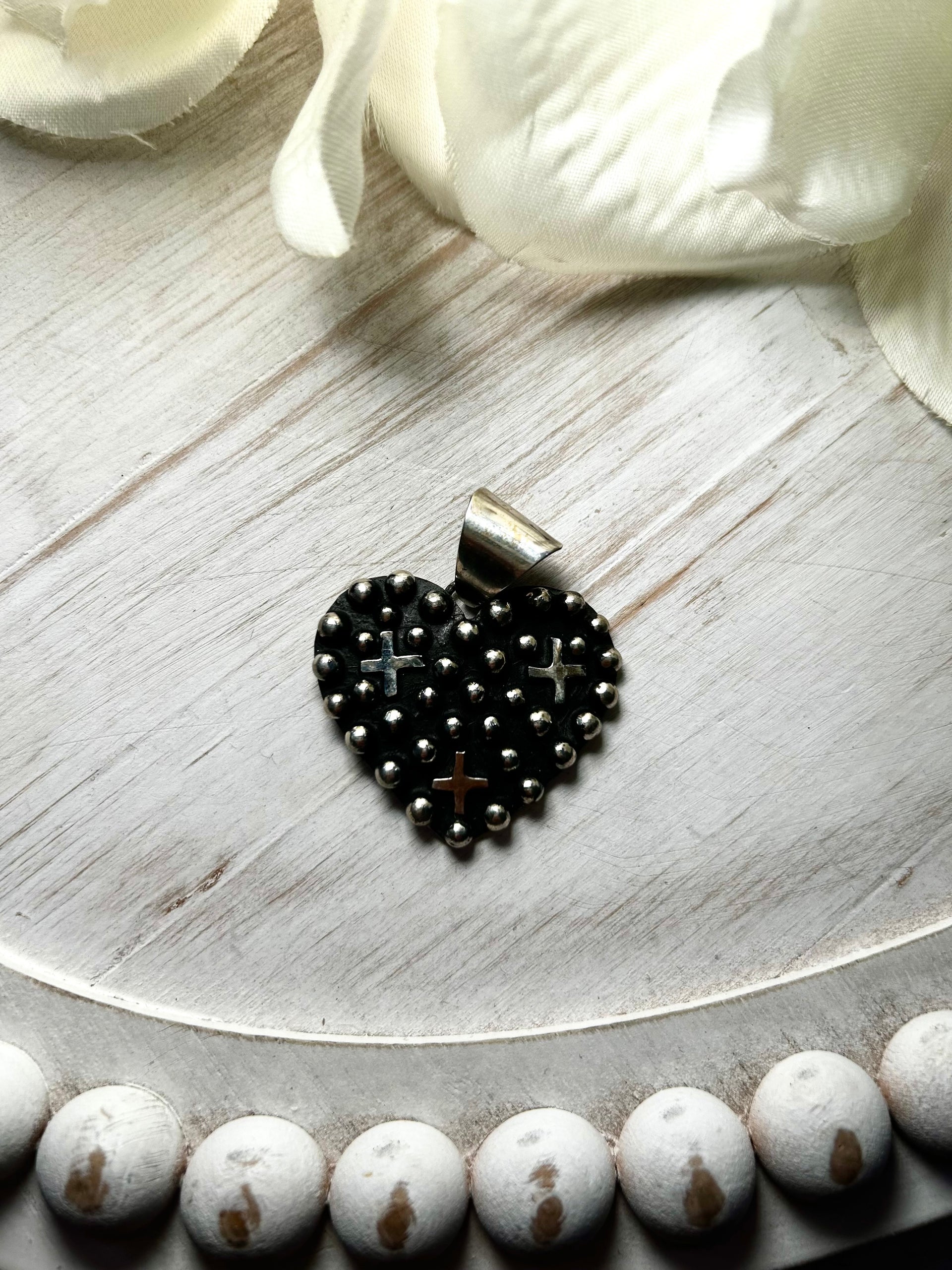 Navajo Made Sterling Silver Pendant