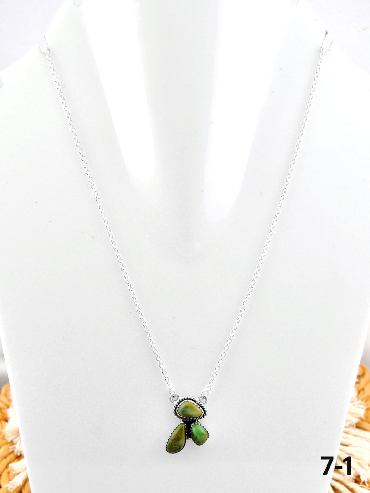 Southwest Made Sonoran Gold Turquoise & Sterling Silver Necklace