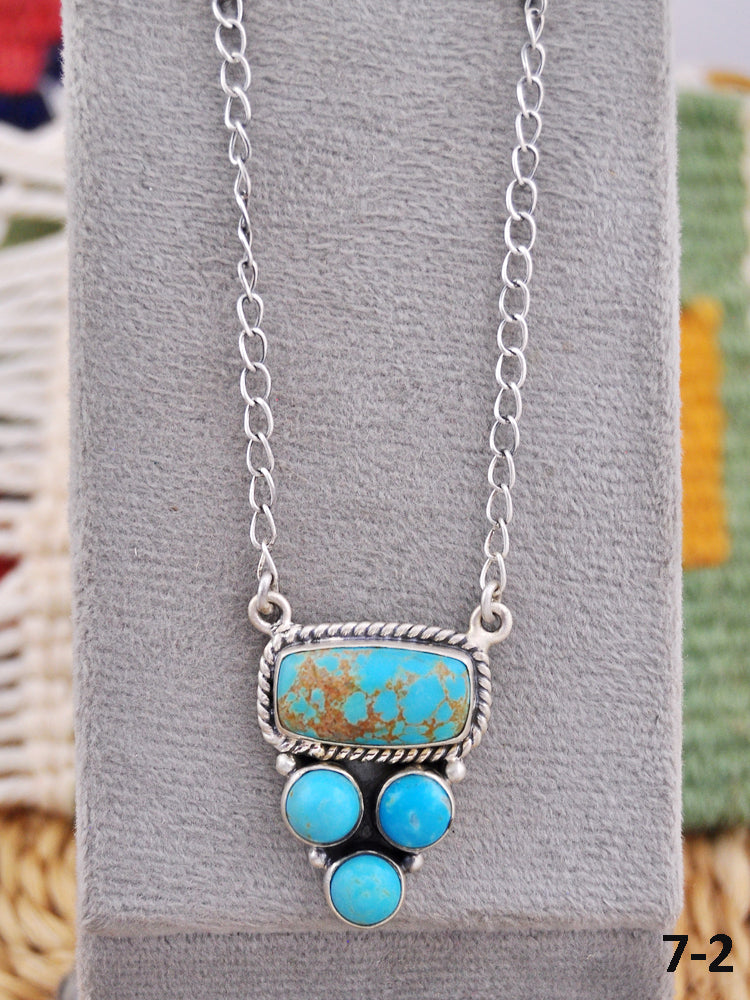Southwest Made Multi Stone & Sterling Silver Necklace