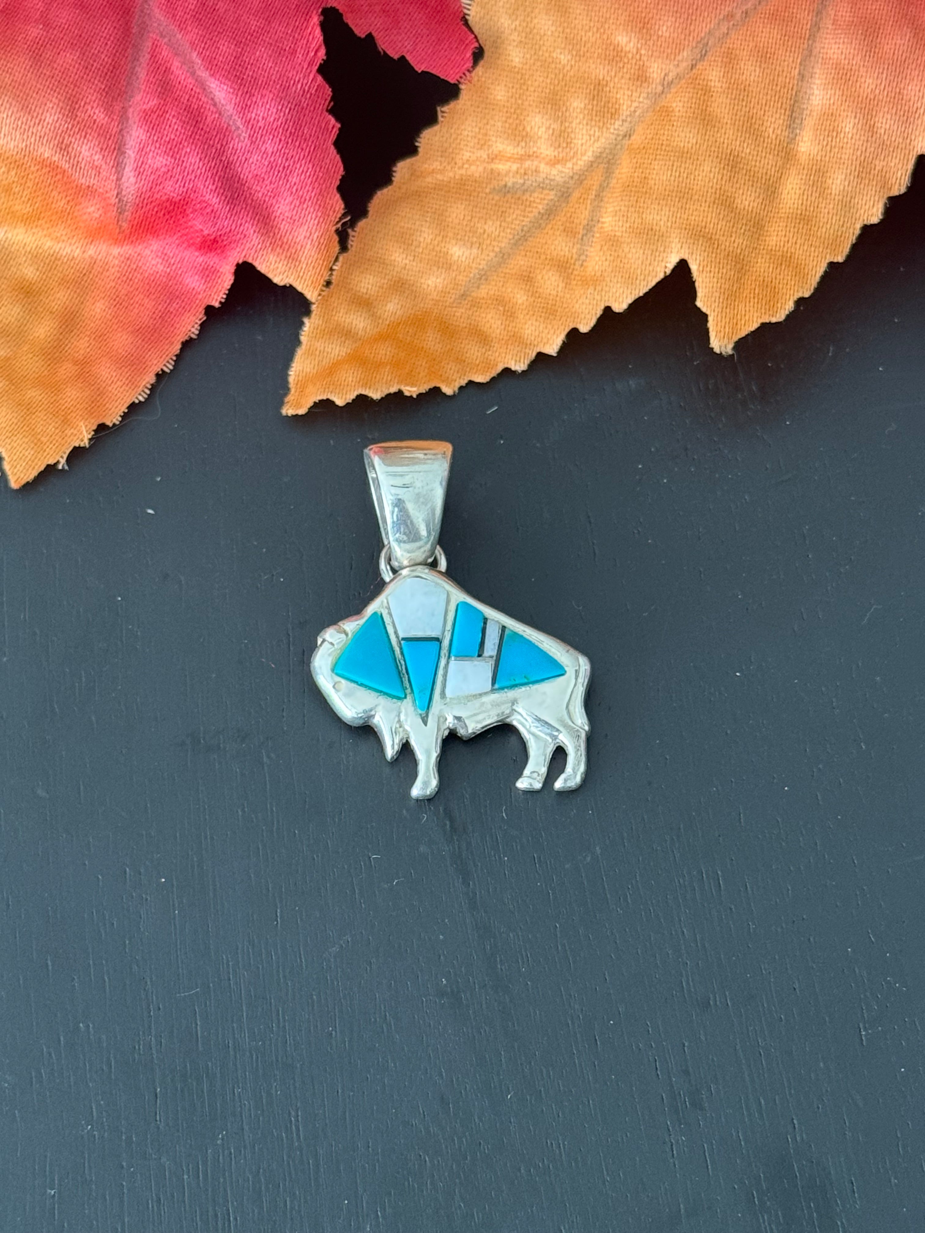 Navajo Made Sterling Silver Pendant