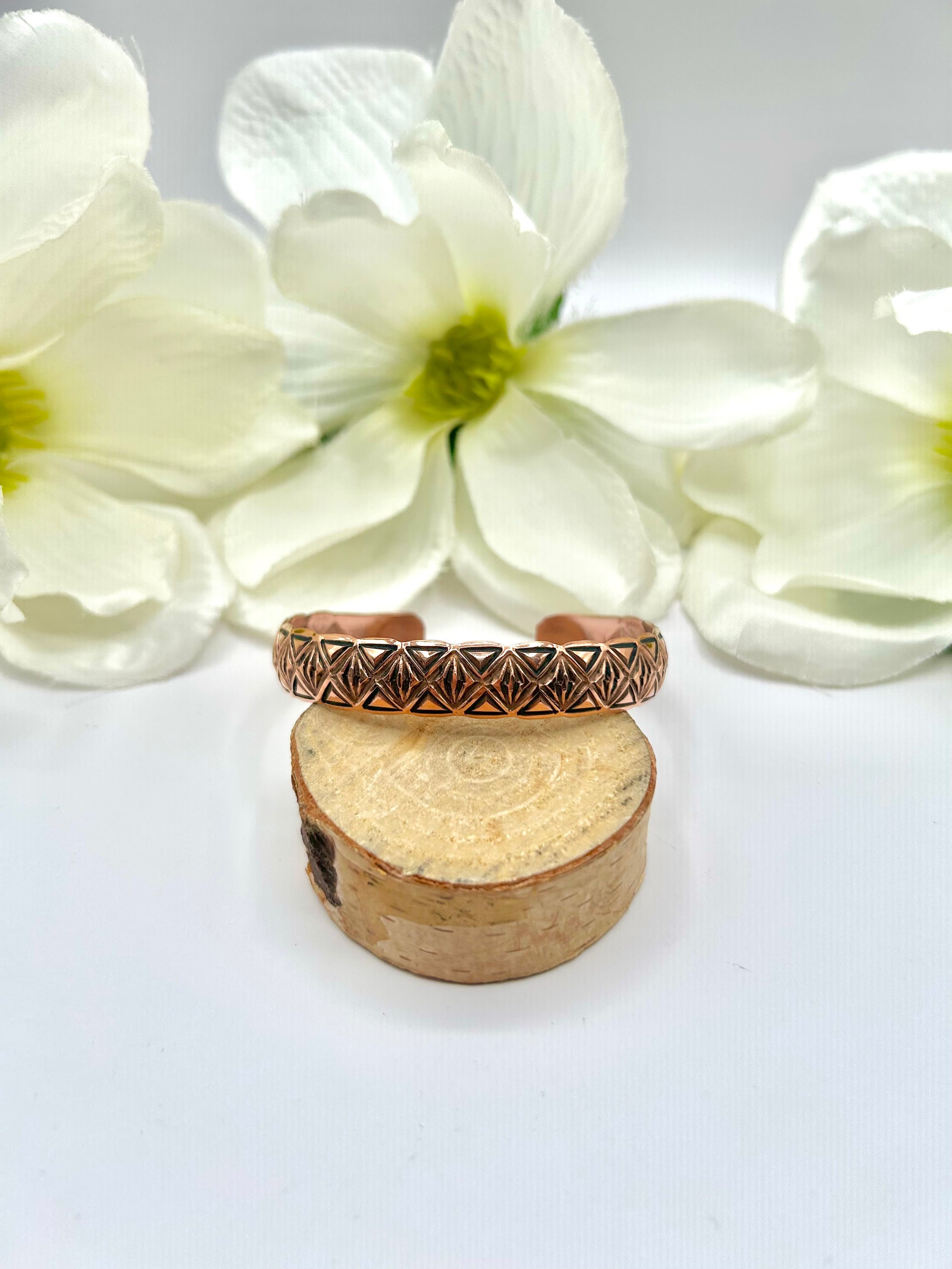 Navajo Made Copper Cuff Bracelet