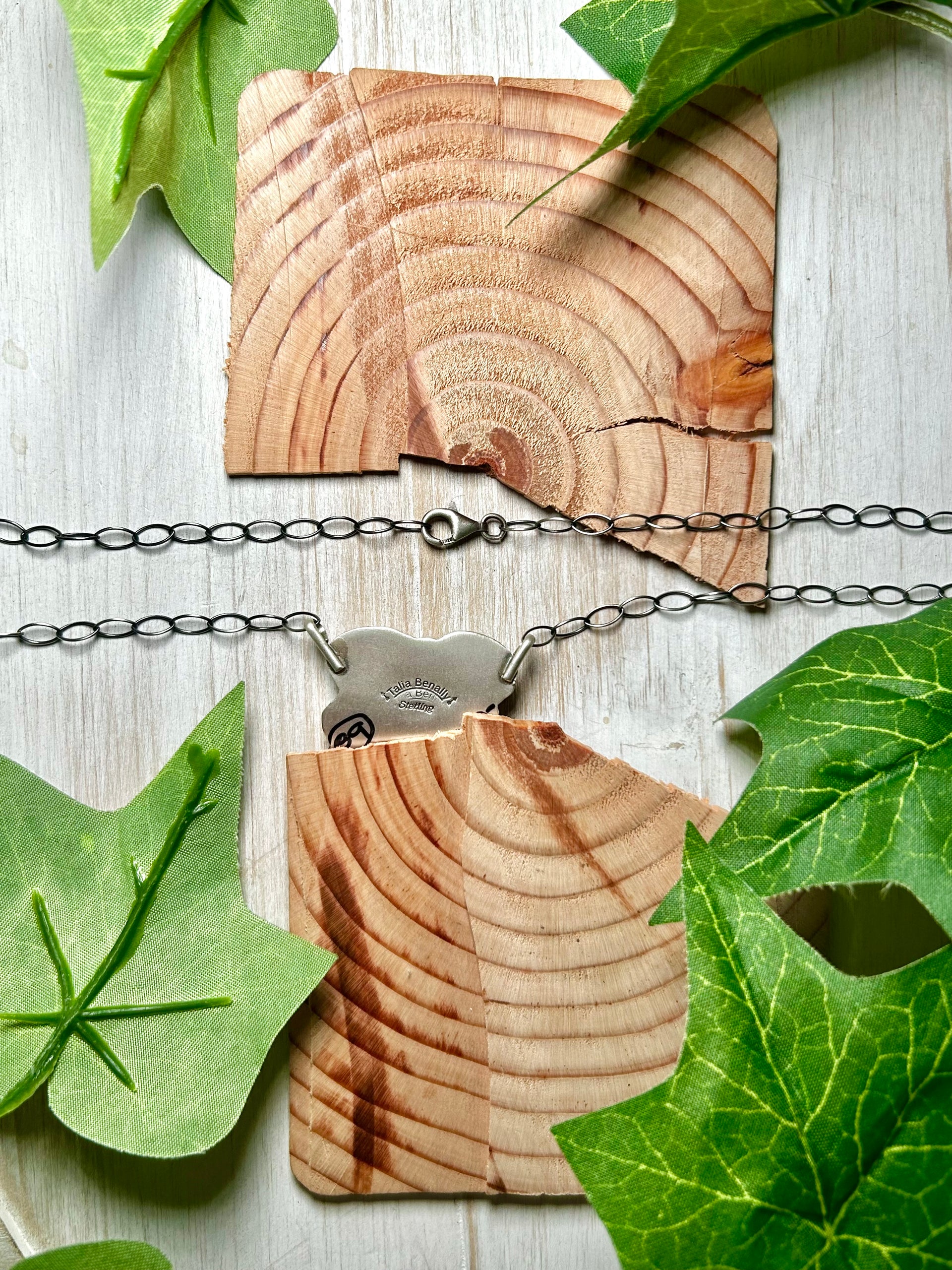 Talia Benally Blue Ridge Turquoise & Sterling Silver Necklace