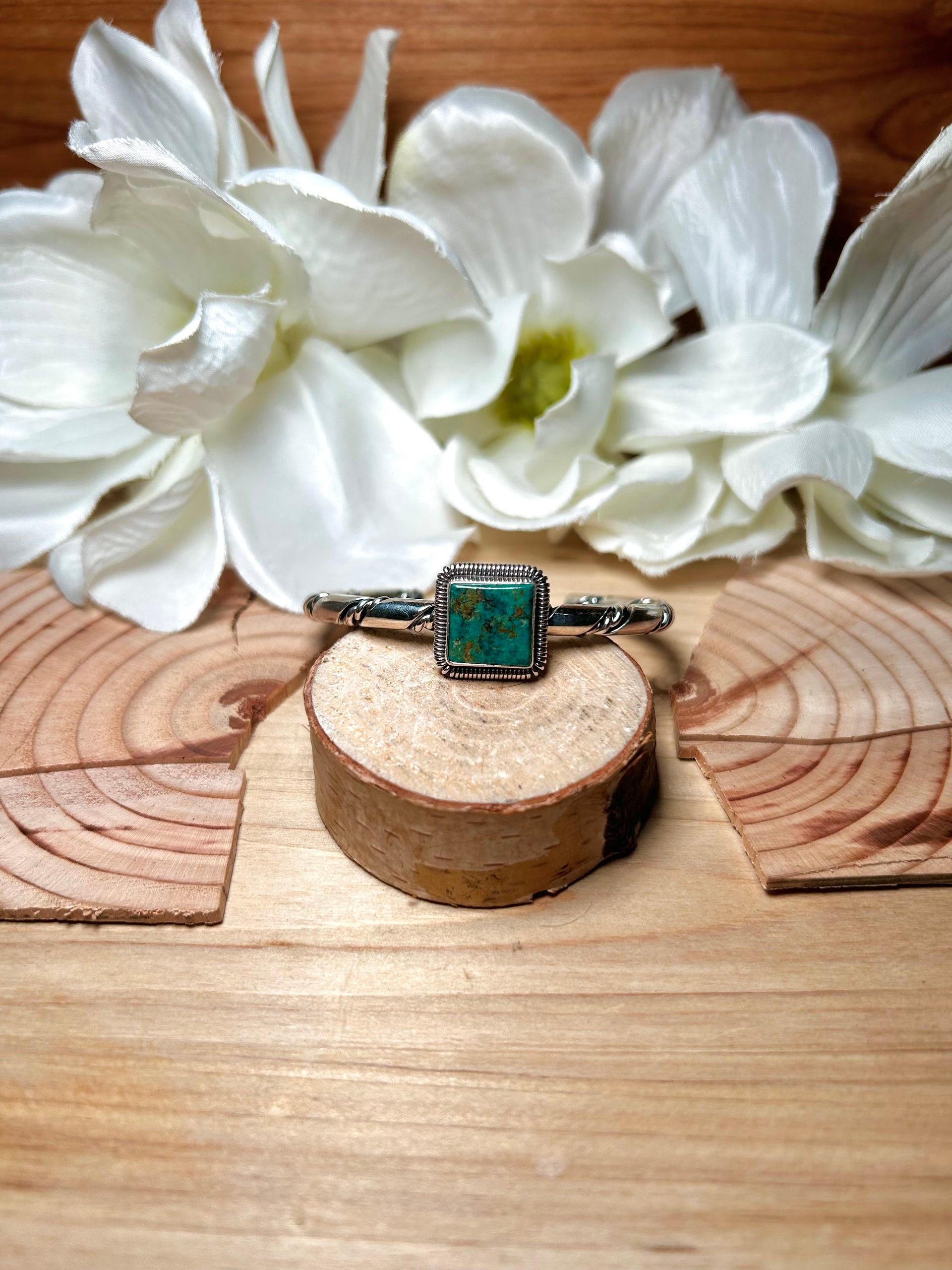 Wydell Billie Kingman Turquoise & Sterling Silver Cuff Bracelet