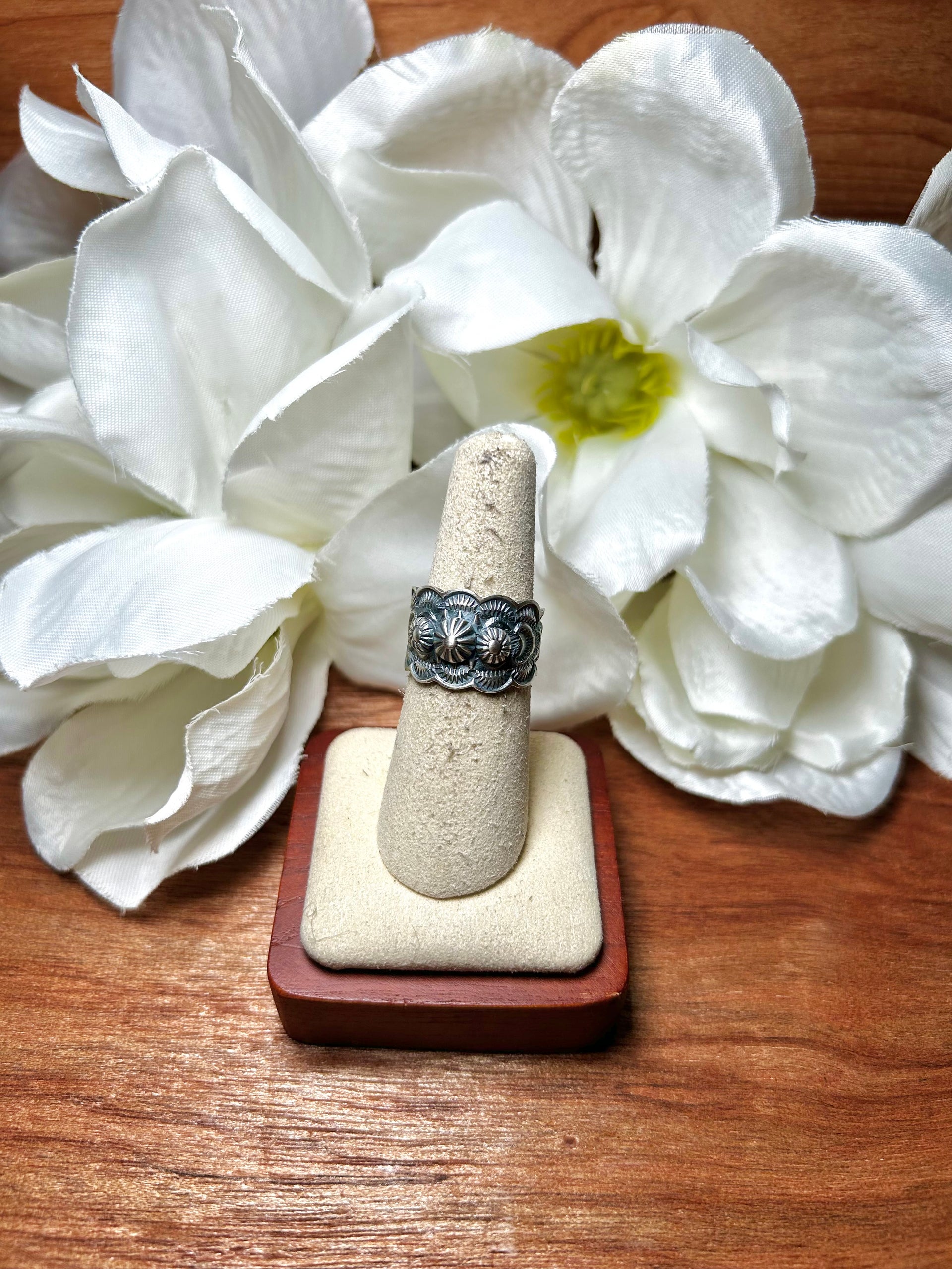 Bennie Ramone Sterling Silver Cluster Ring