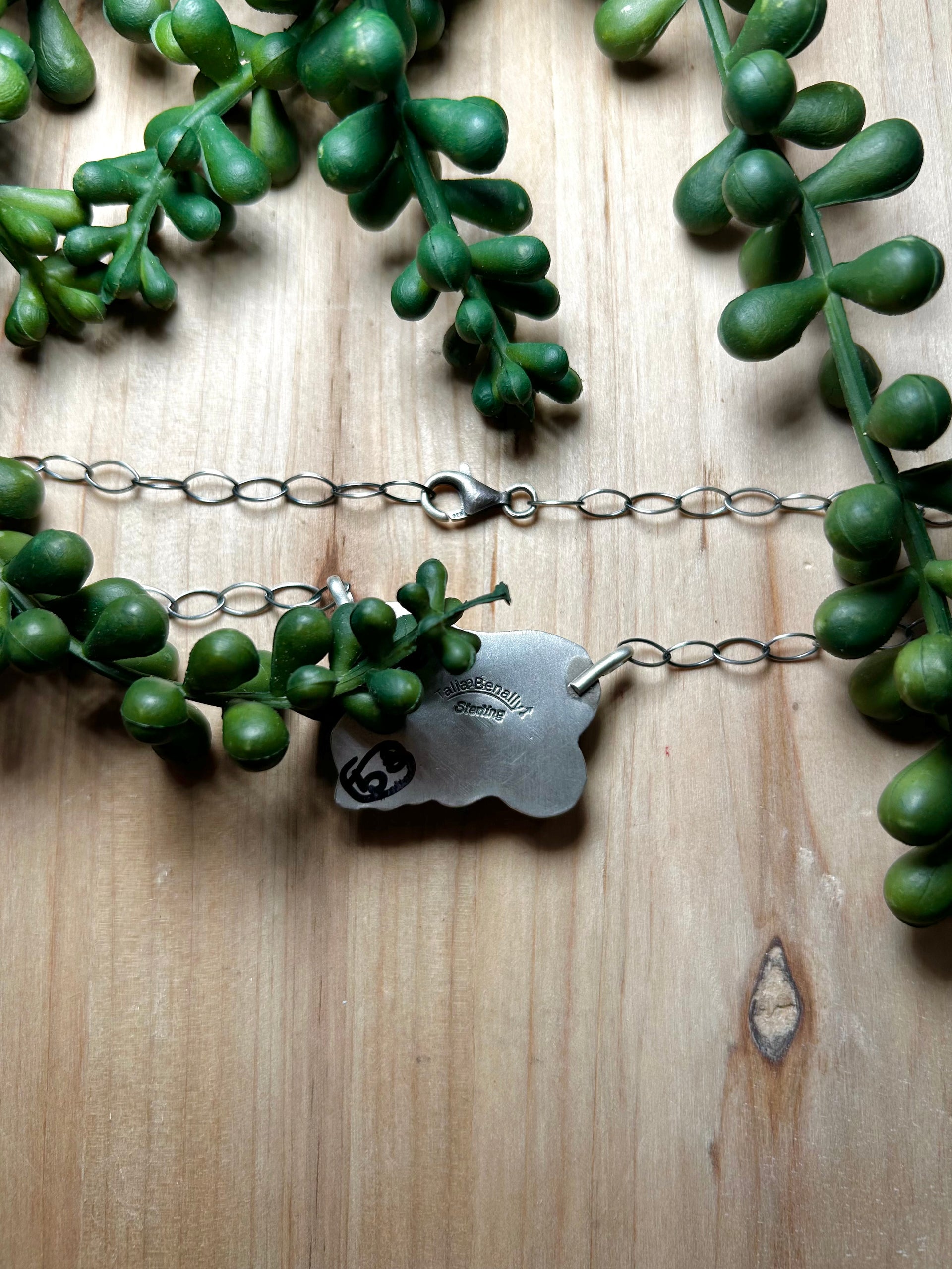 Talia Benally Blue Ridge Turquoise & Sterling Silver Necklace