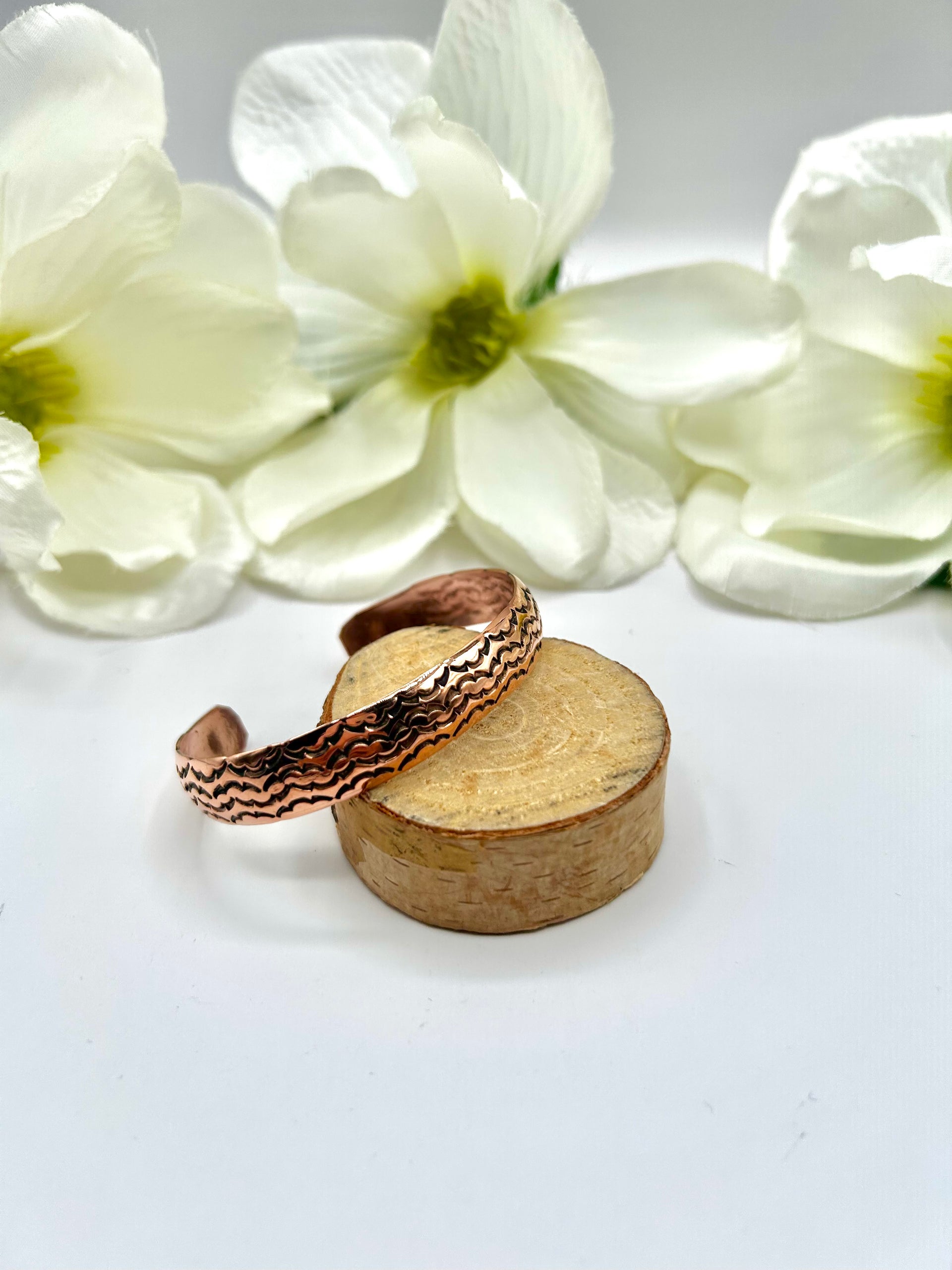 Navajo Made Copper Cuff Bracelet
