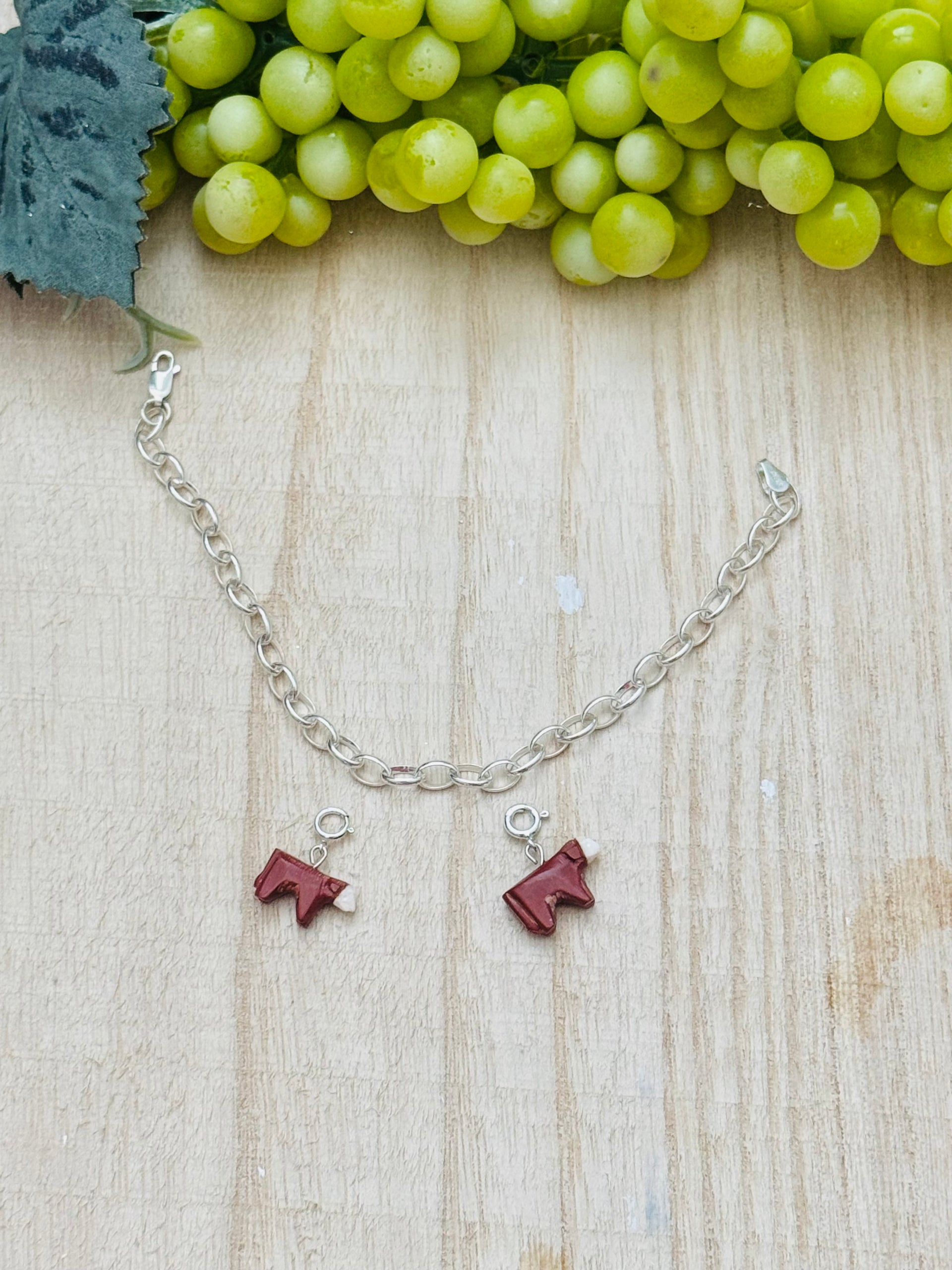 Navajo Made Sterling Silver Hereford Cow Charms
