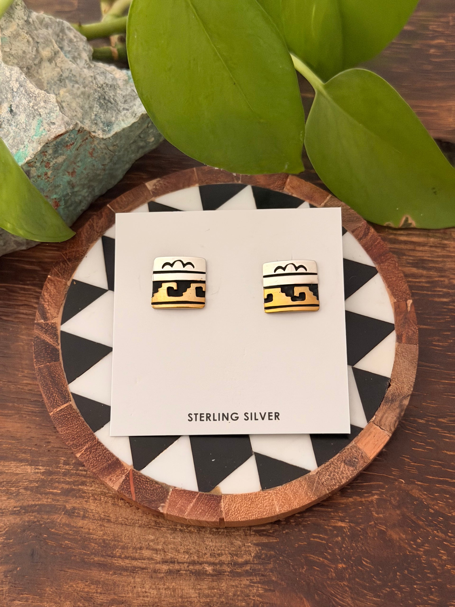 Tommy & Rose Singer Sterling Silver Post Earrings