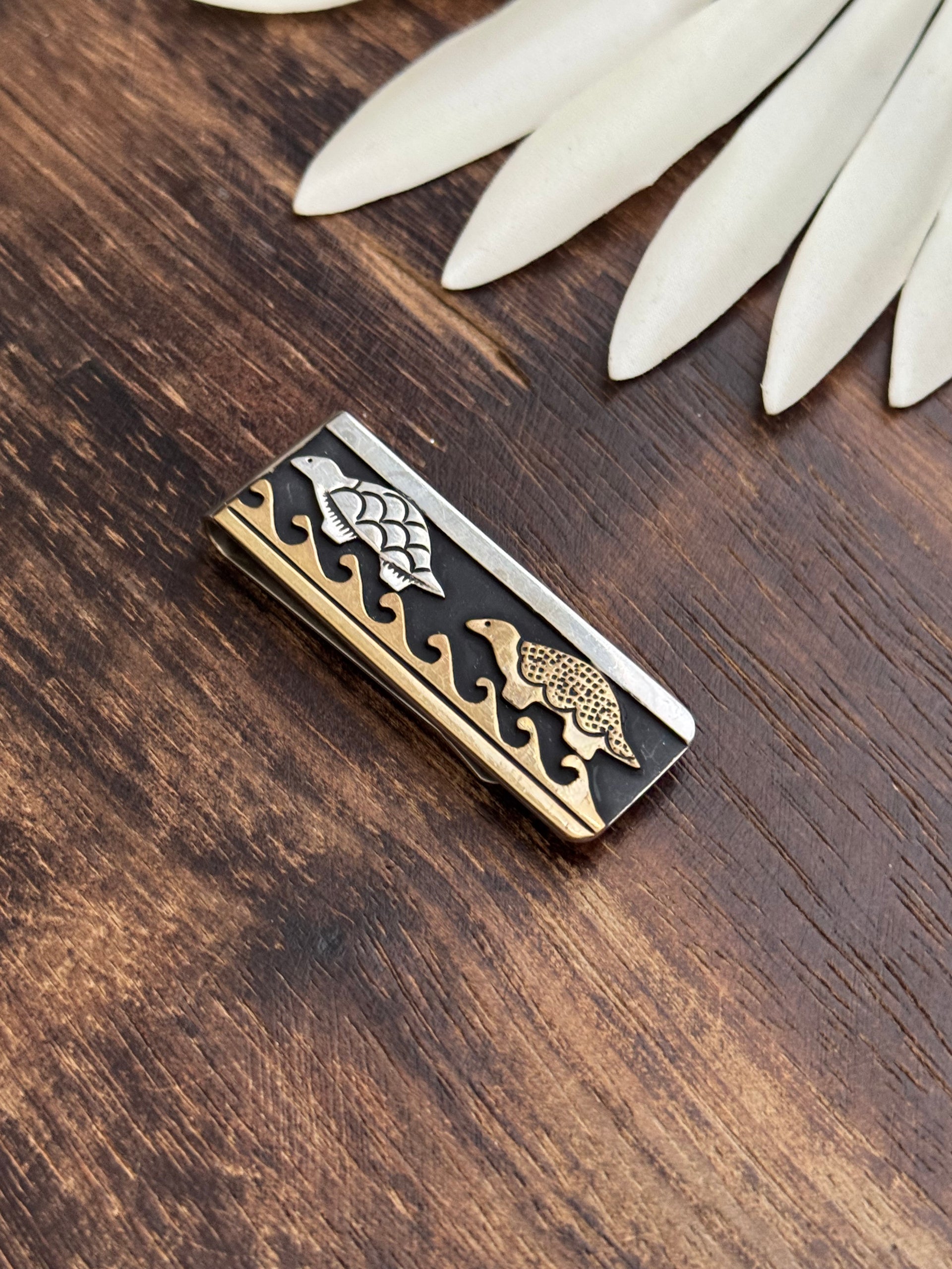 Tommy & Rose Singer 12K Gold Filled & Sterling Silver Money Clip