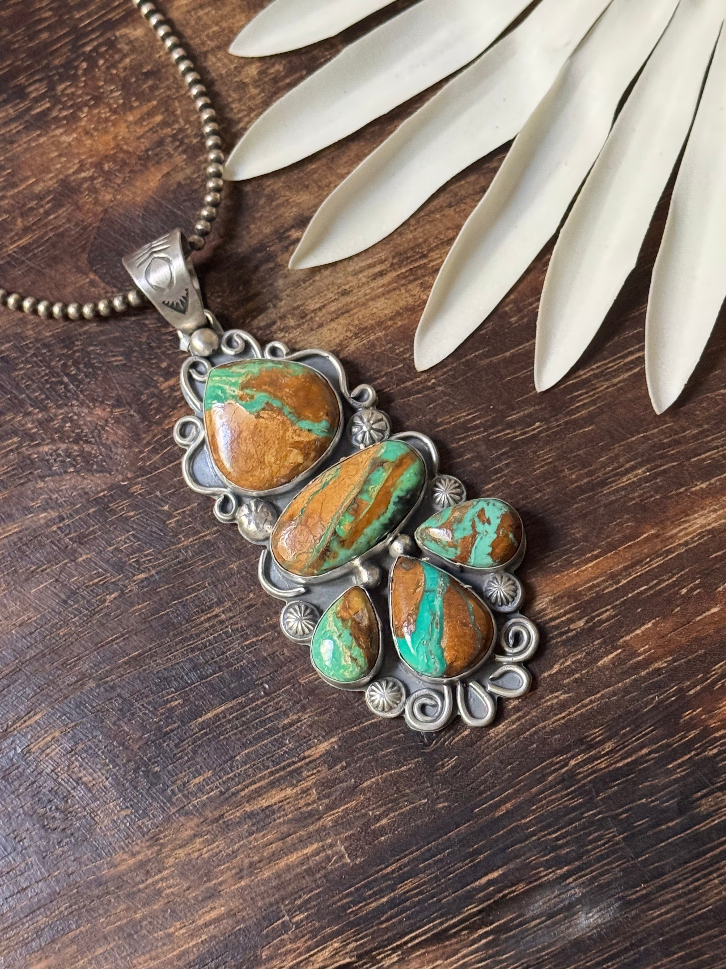 Boyd Ashley Royston Turquoise & Sterling Silver Pendant