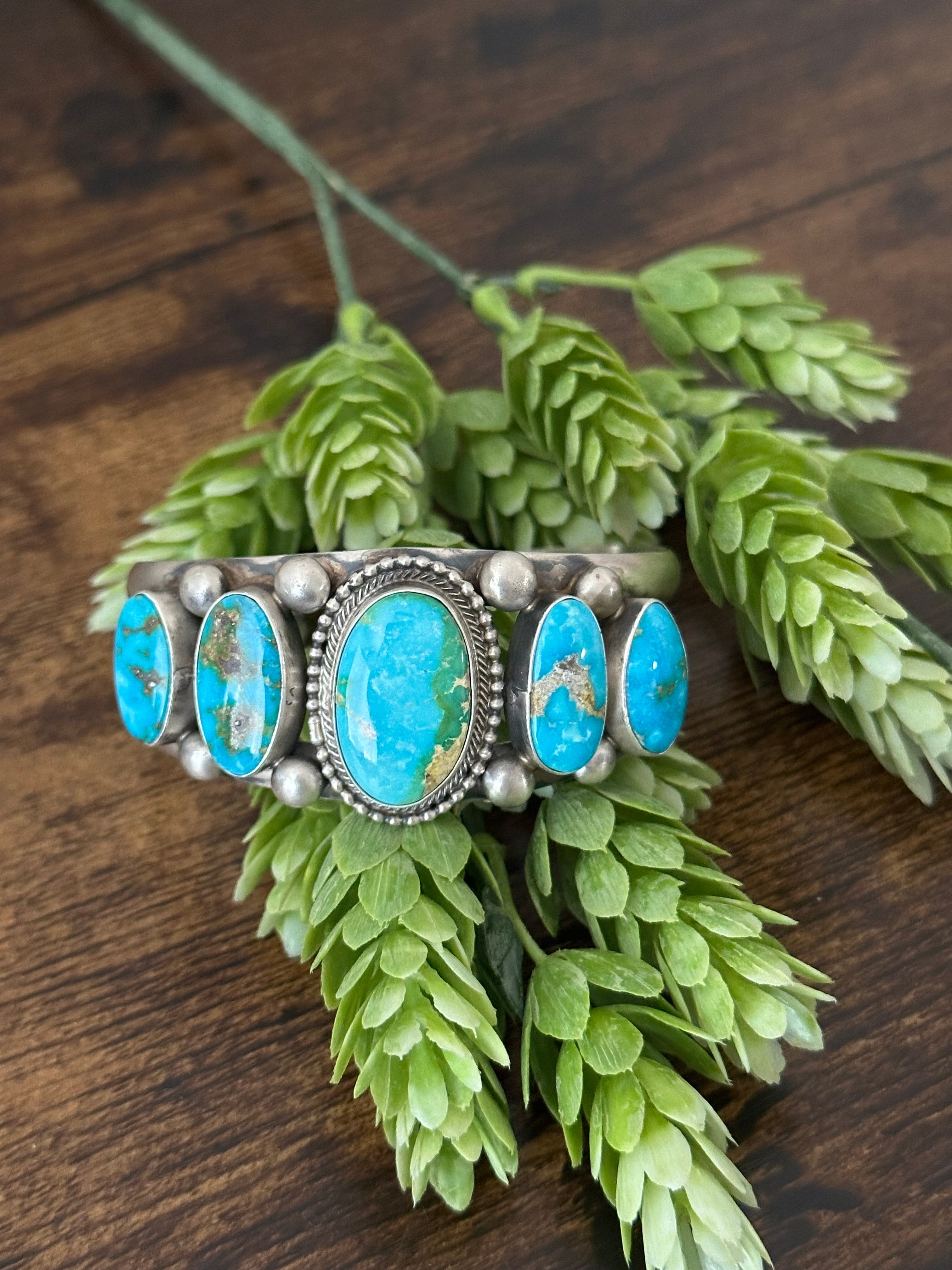 Kathleen Chavez Sonoran Mountain Turquoise & Sterling Silver Cuff Bracelet