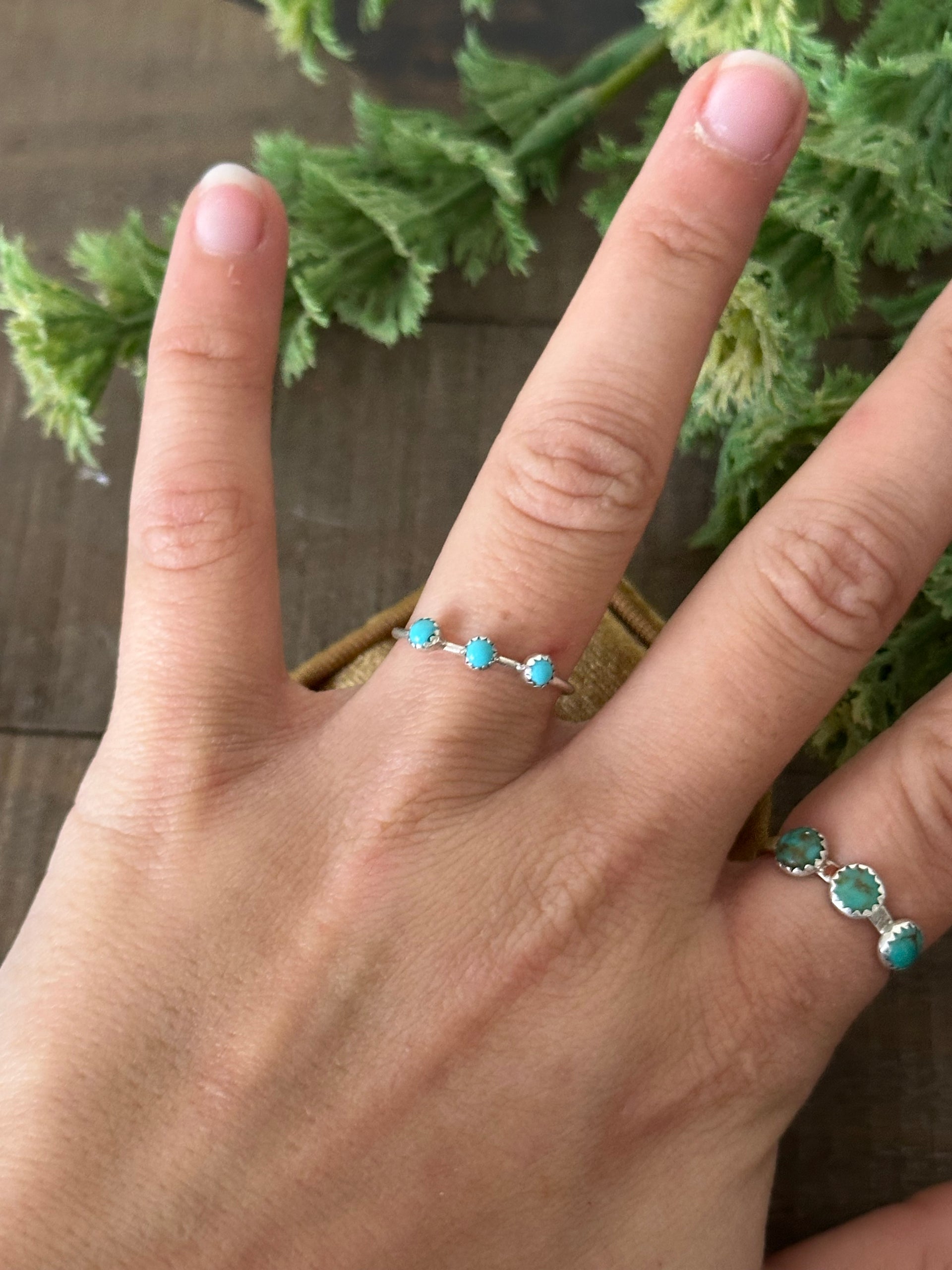 Navajo Made Turquoise & Sterling Silver Ring