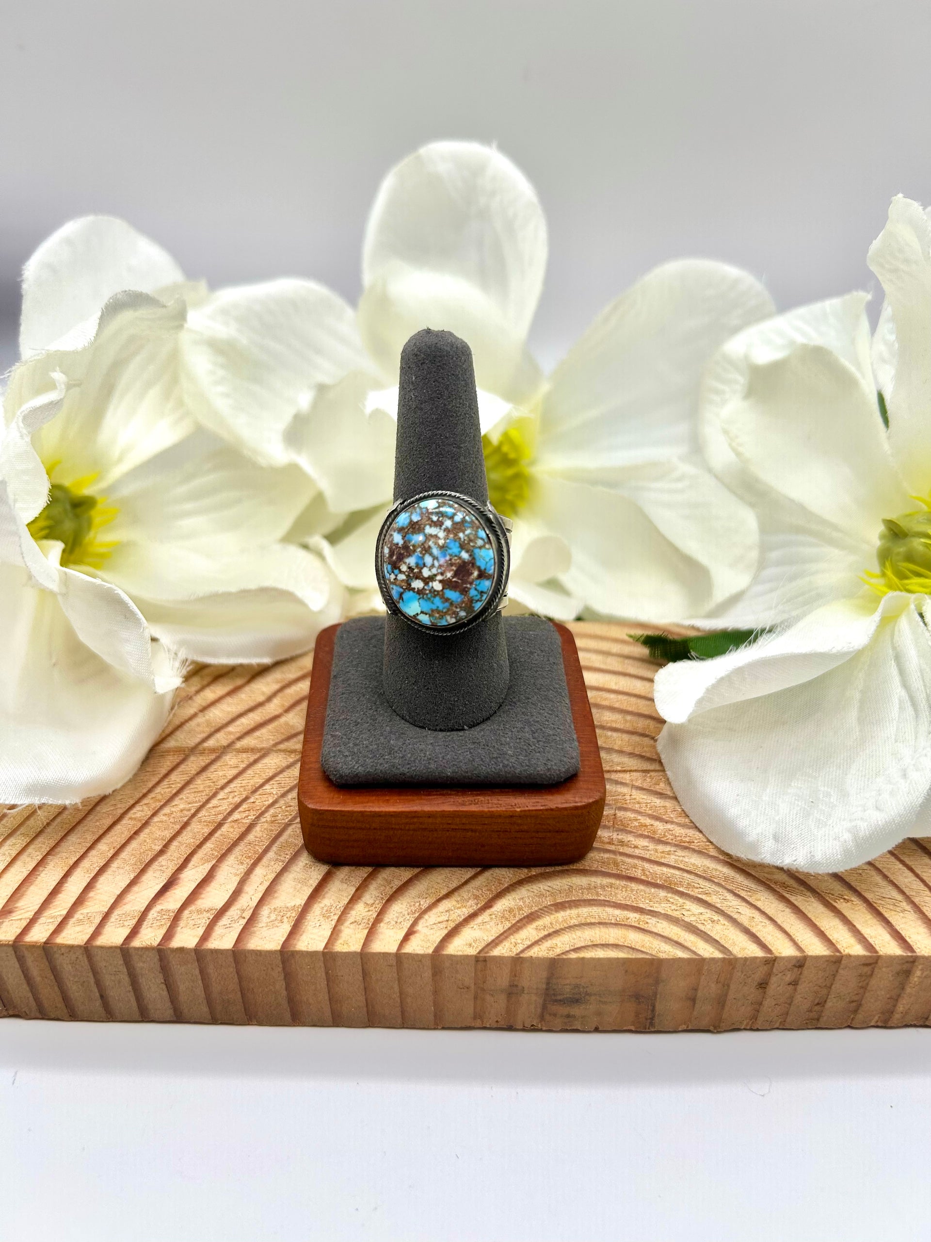 Tillie John Golden Hill & Sterling Silver Ring Size 9.5